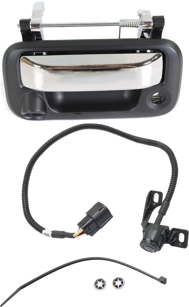 AM F 150 MARK LT 07-08 TAILGATE HANDLE Outside 2 pc Kit with Back Up Camera SKU KIT 051016-13 Partslink FO1915121 FO1960100 OEM 8L3Z9943400AB 8L3Z19G490C