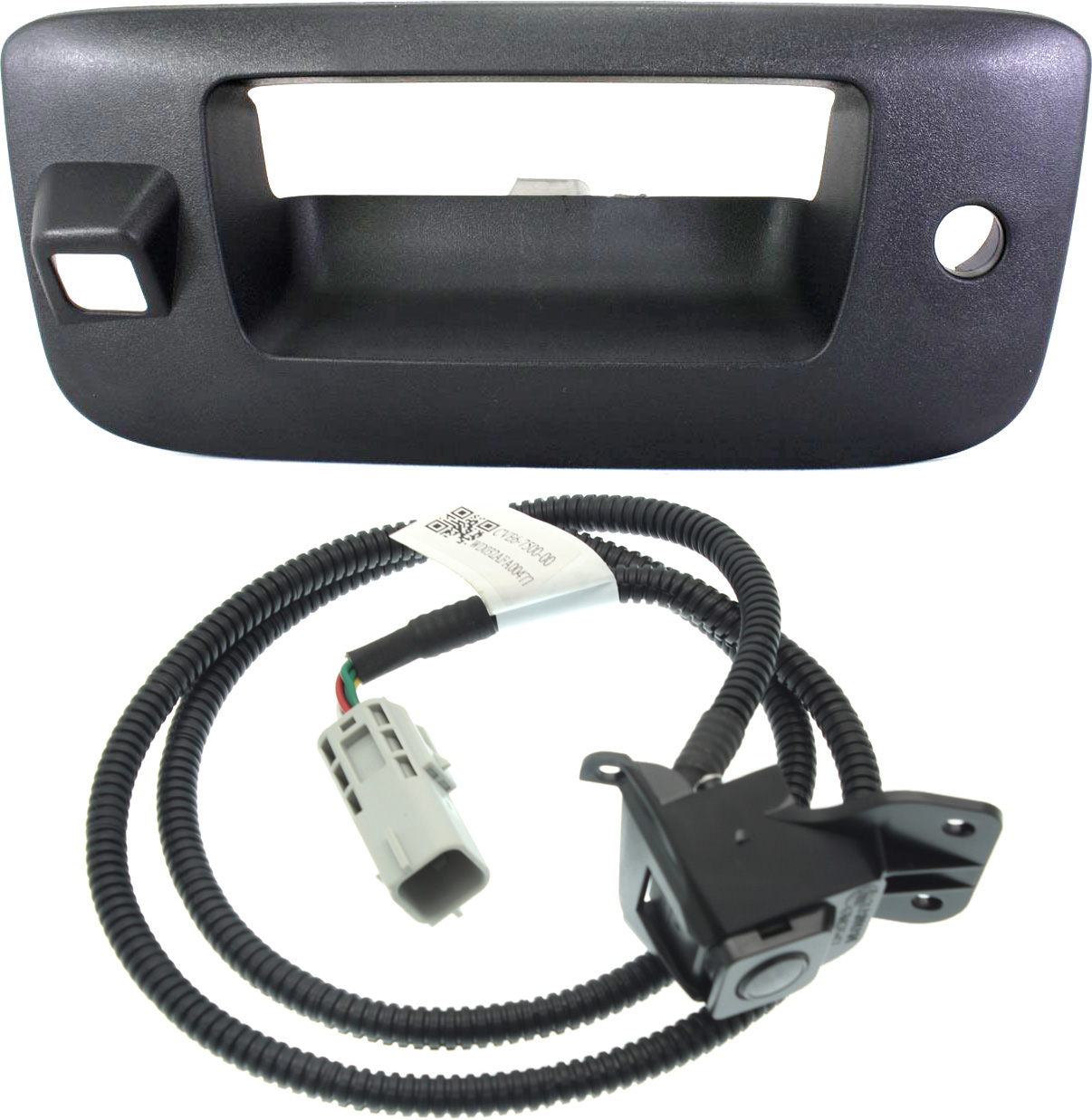 AM SILVERADO SIERRA 09-10 TAILGATE HANDLE Outside 2 pc Kit with Back Up Camera SKU KIT 051016-18 Partslink GM1915136 OEM 22755304-25998187