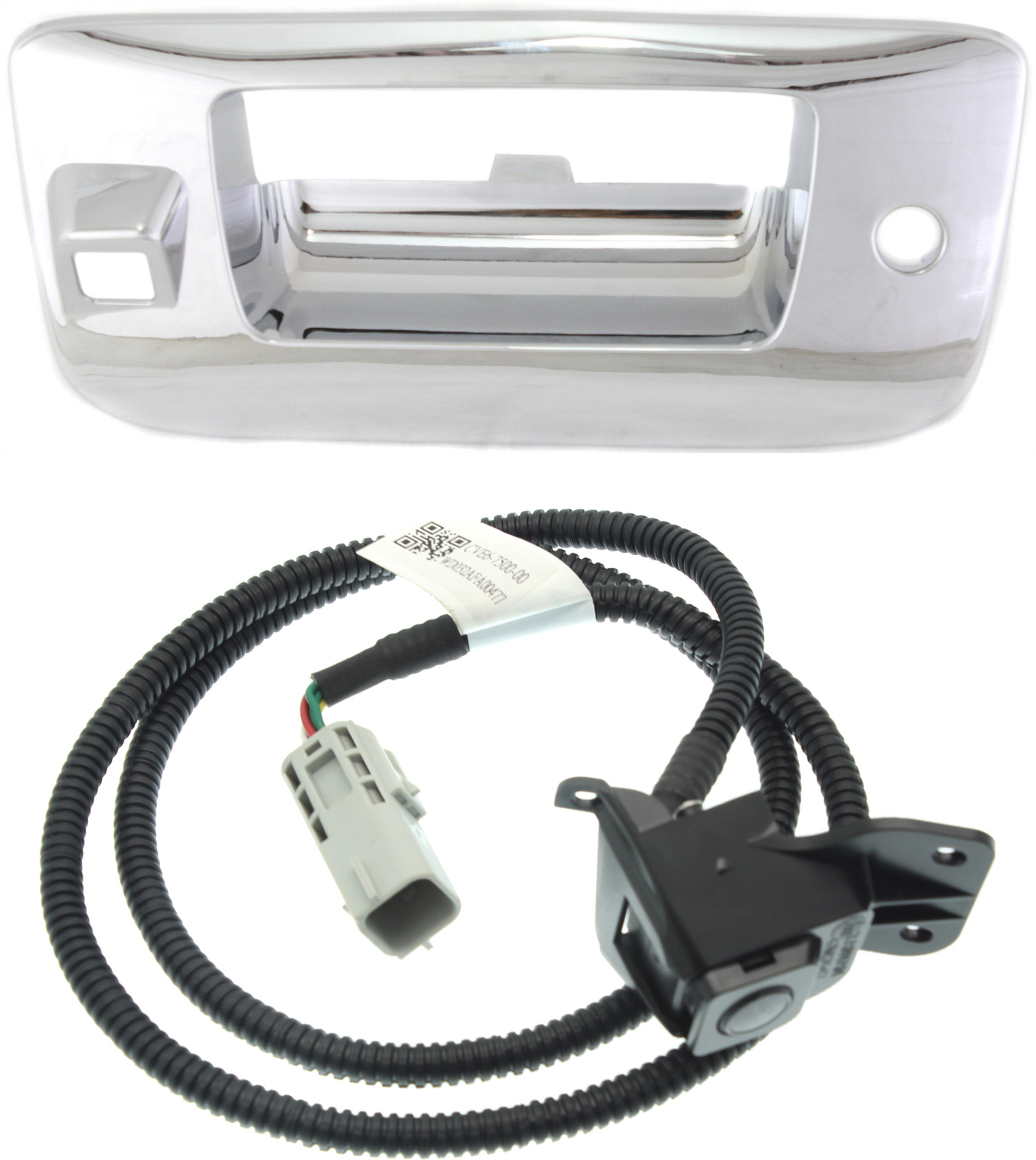 AM SILVERADO SIERRA 09-10 TAILGATE HANDLE Outside 2 pc Kit with Back Up Camera SKU KIT 051016-20 OEM 22755304 PFM 25998187