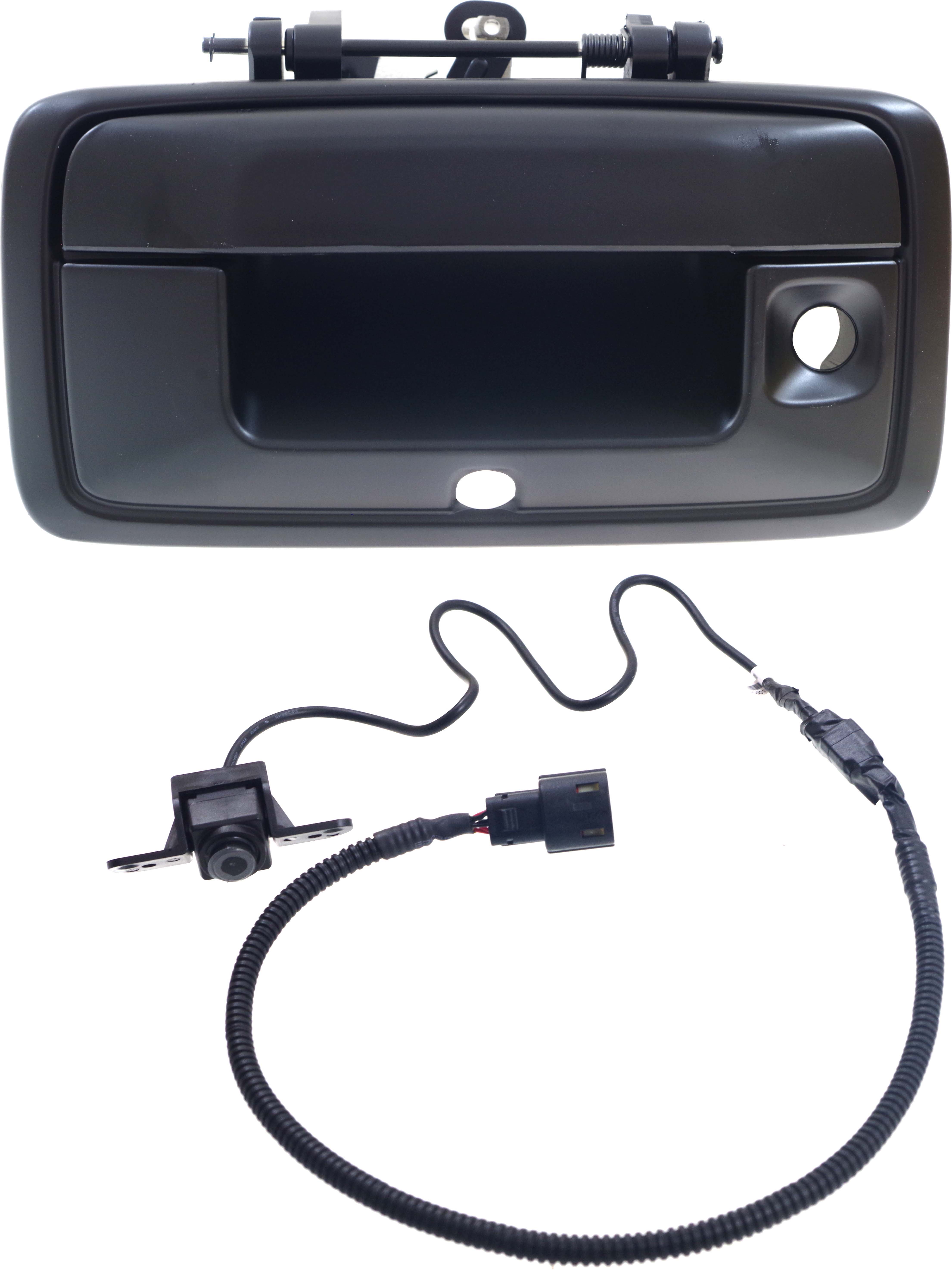 AM COLORADO 15-20 TAILGATE HANDLE Outside Primed w Key Hole and Cable 2 pc Kit with Back Up Camera SKU KIT 051016-22 Partslink GM1960103 OEM 23457650 PFM 84143039