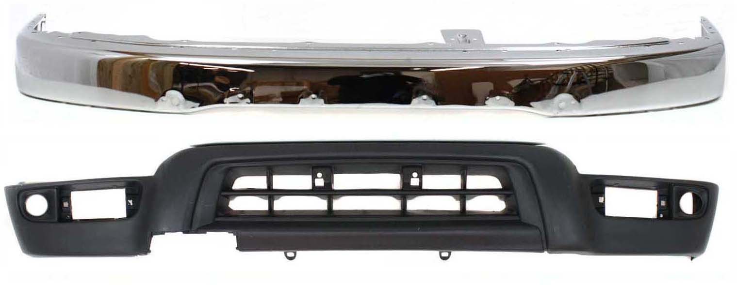 AM 4RUNNER 99-02 FRONT BUMPER 2 pc kit with Lower Valance Base SR5 Models w o Sport Pkg. SKU KIT 051017-02 Partslink TO1002168 TO1095182 OEM 5210135660-5391135911