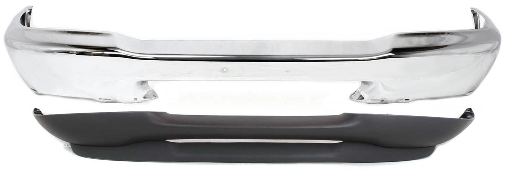 AM RANGER 98-00 FRONT BUMPER 2 pc kit with Valance SKU KIT 051017-11 Partslink FO1002361 FO1095167 OEM XL5Z17757BA F87Z17626AAA