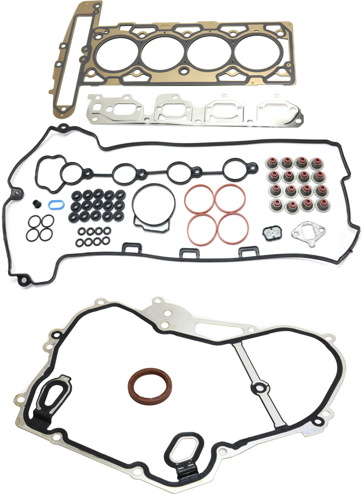 AM COBALT HHR G6 SOLSTICE 06-08 HEAD GASKET SET 2 pc Kit 4 Cyl DOHC w Cylinder Head Gasket Timing Cover Gasket SKU KIT 051017-16 OEM 151023301 JV5068
