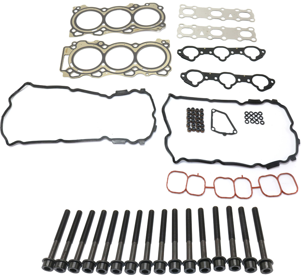 AM ALTIMA 07-16 QX60-14-16 HEAD GASKET SET 17 pc Kit w Cylinder Head Bolt Cylinder Head Gasket SKU KIT 051017-21