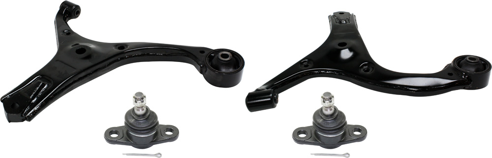 AM ACCENT RIO RIO5-06-11 FRONT CONTROL ARM KIT RH AND LH Lower 4 pc Kit with Ball Joint SKU KIT 051017-43 OEM 517601G000-545001E000-545011E0