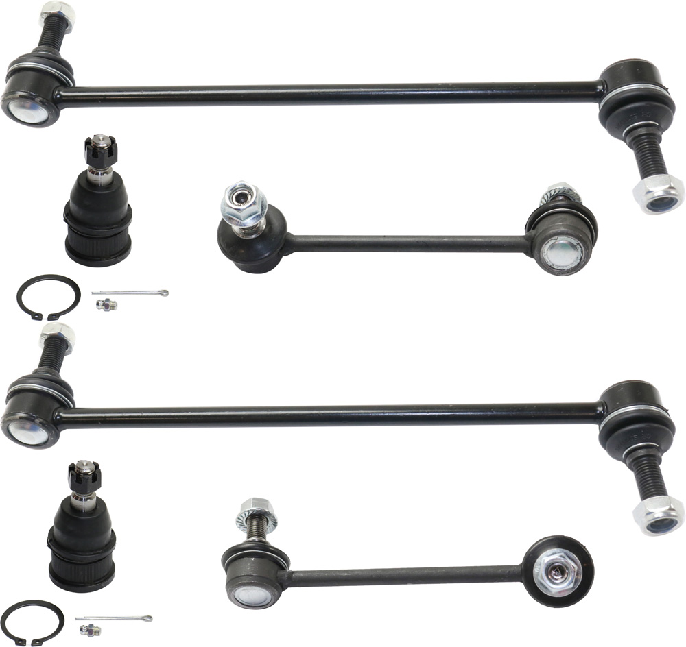 AM MDX 01-05 PILOT 03-05 SUSPENSION KIT RH AND LH 6 pc kit with Ball Joints and Sway Bar Links SKU KIT 051017-51 OEM 2601701-5051400-10480281-45D24