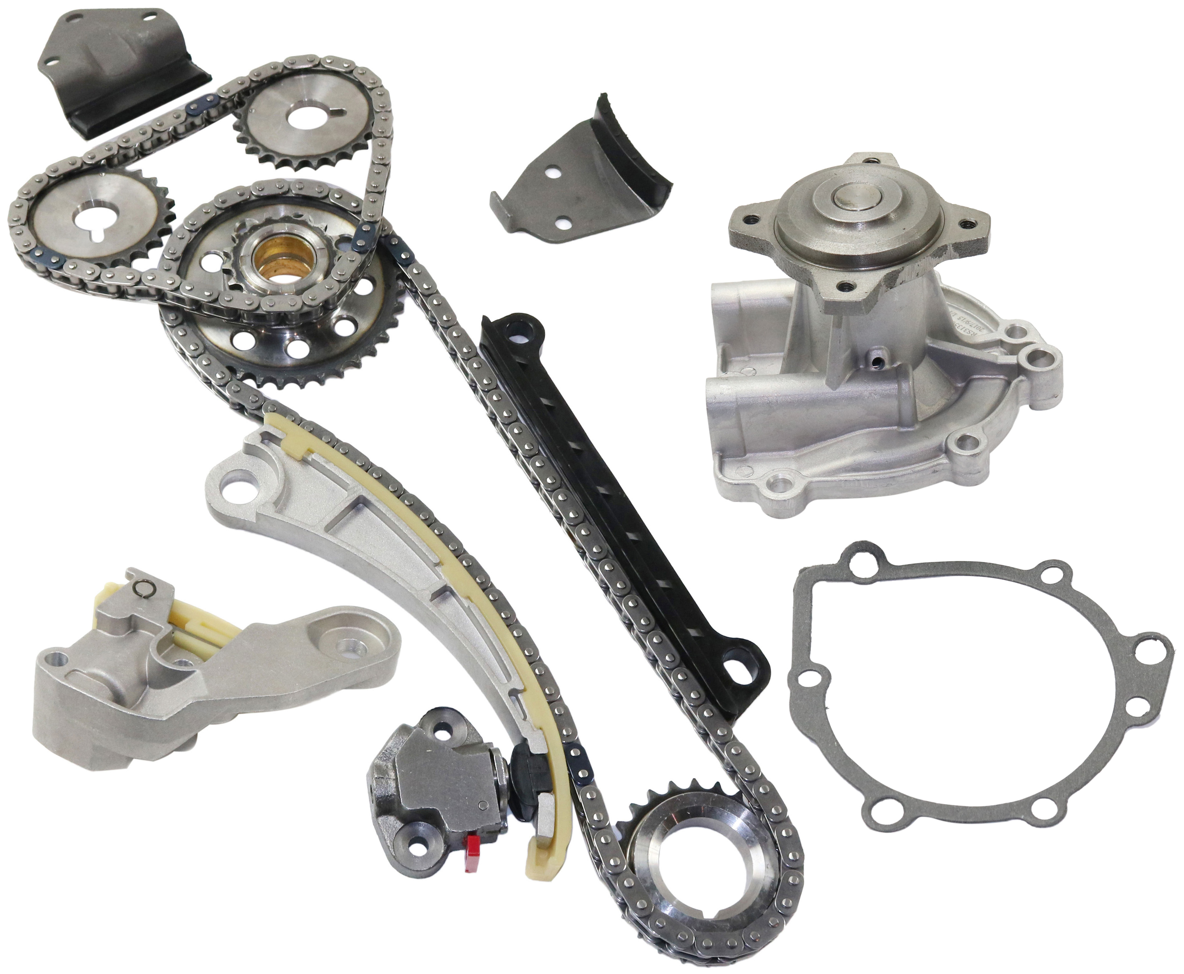 AM SIDEKICK 96-98 SX4-07-09 TIMING CHAIN KIT 2 pc kit with Water Pump SKU KIT 051017-52 OEM 1740077816