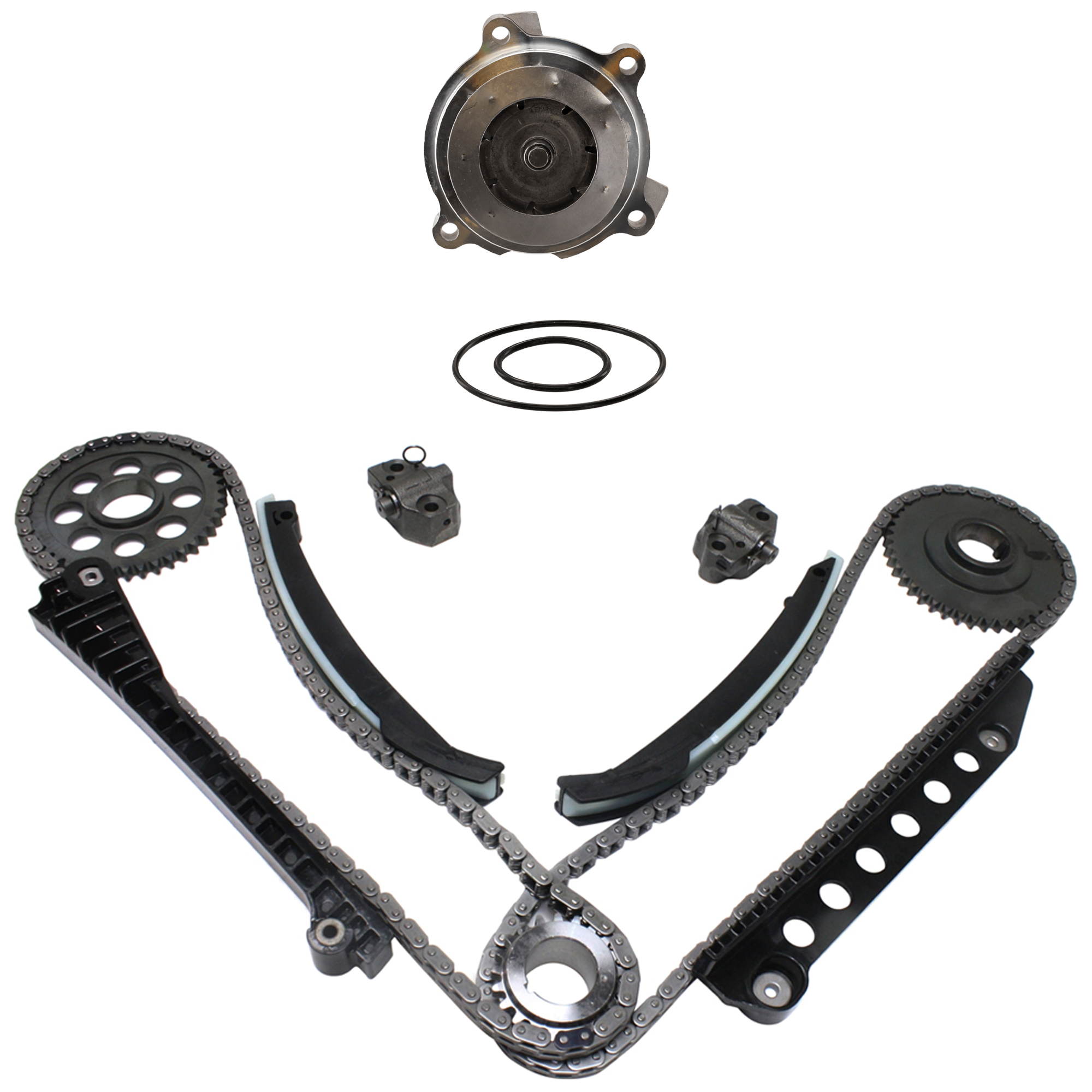 AM ECONOLINE 02-08 TIMING CHAIN KIT 2 pc kit with Water Pump SKU KIT 051017-57 OEM 3L3Z8501CA