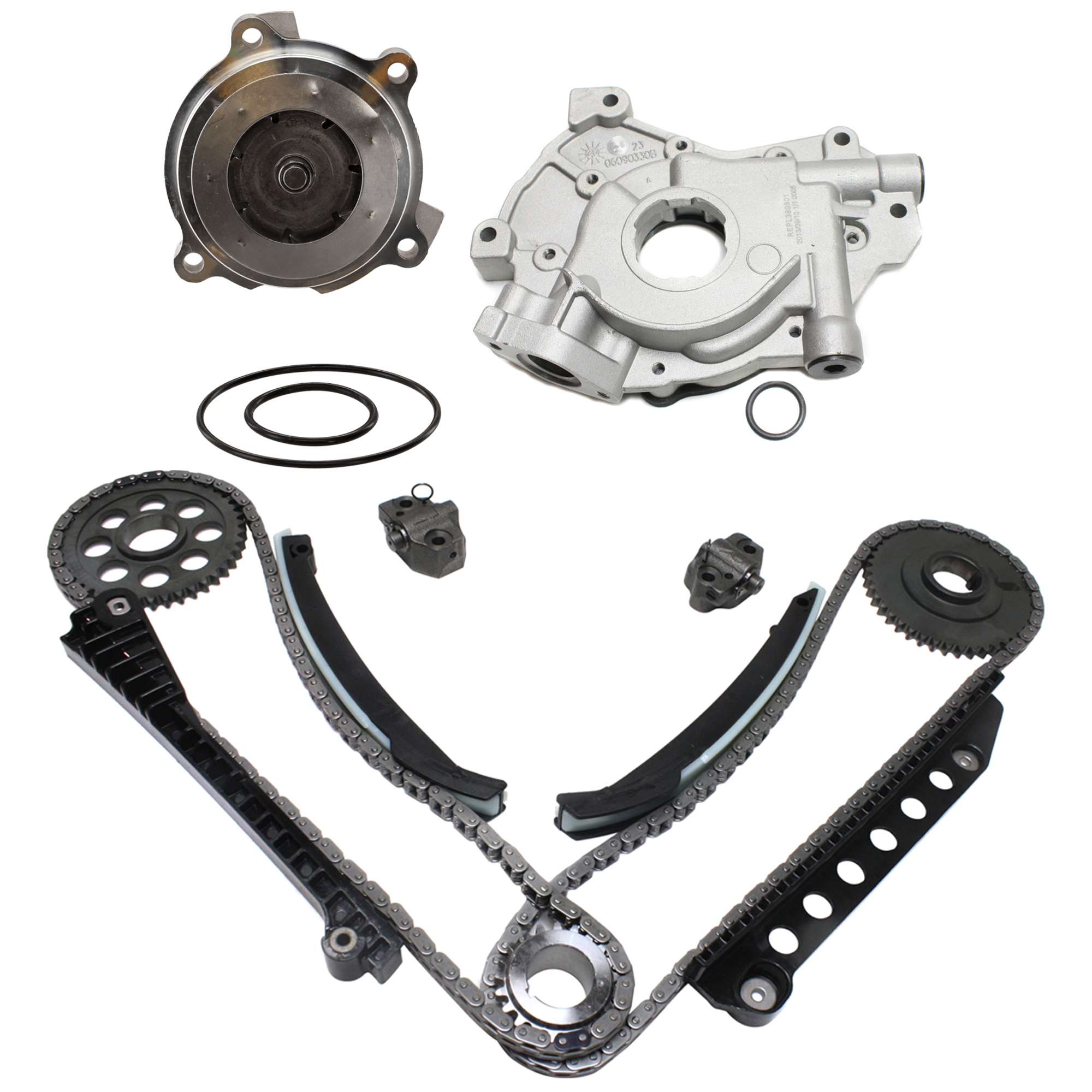 AM ECONOLINE 02-08 TIMING CHAIN KIT 3 pc kit with Oil Pump and Water Pump SKU KIT 051017-59 OEM 3L3Z8501CA