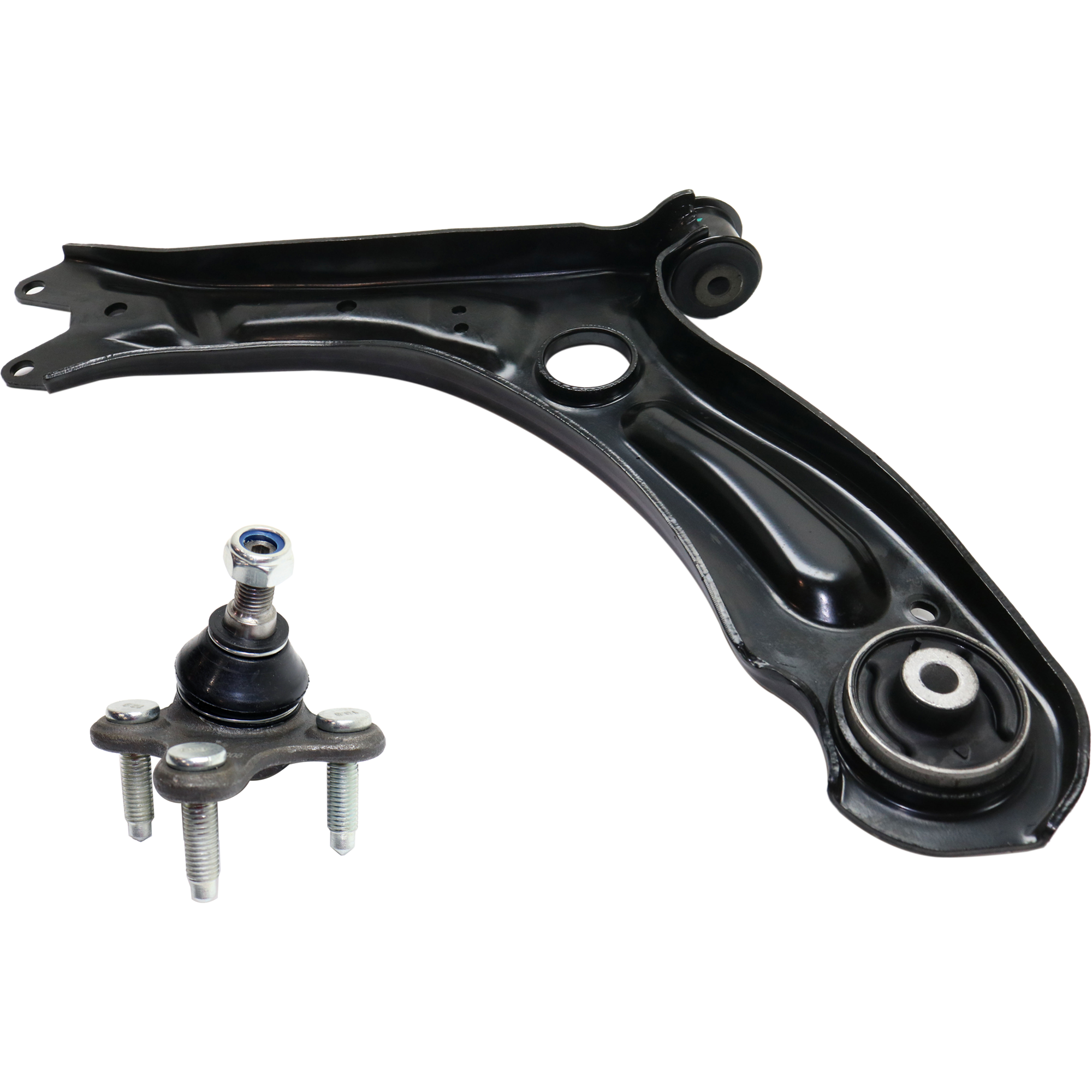 AM JETTA 11-18 FRONT CONTROL ARM KIT RH Lower 2 pc kit with Ball Joint SKU KIT 051022-02 OEM 1015972-2601617-5051337-1K0407