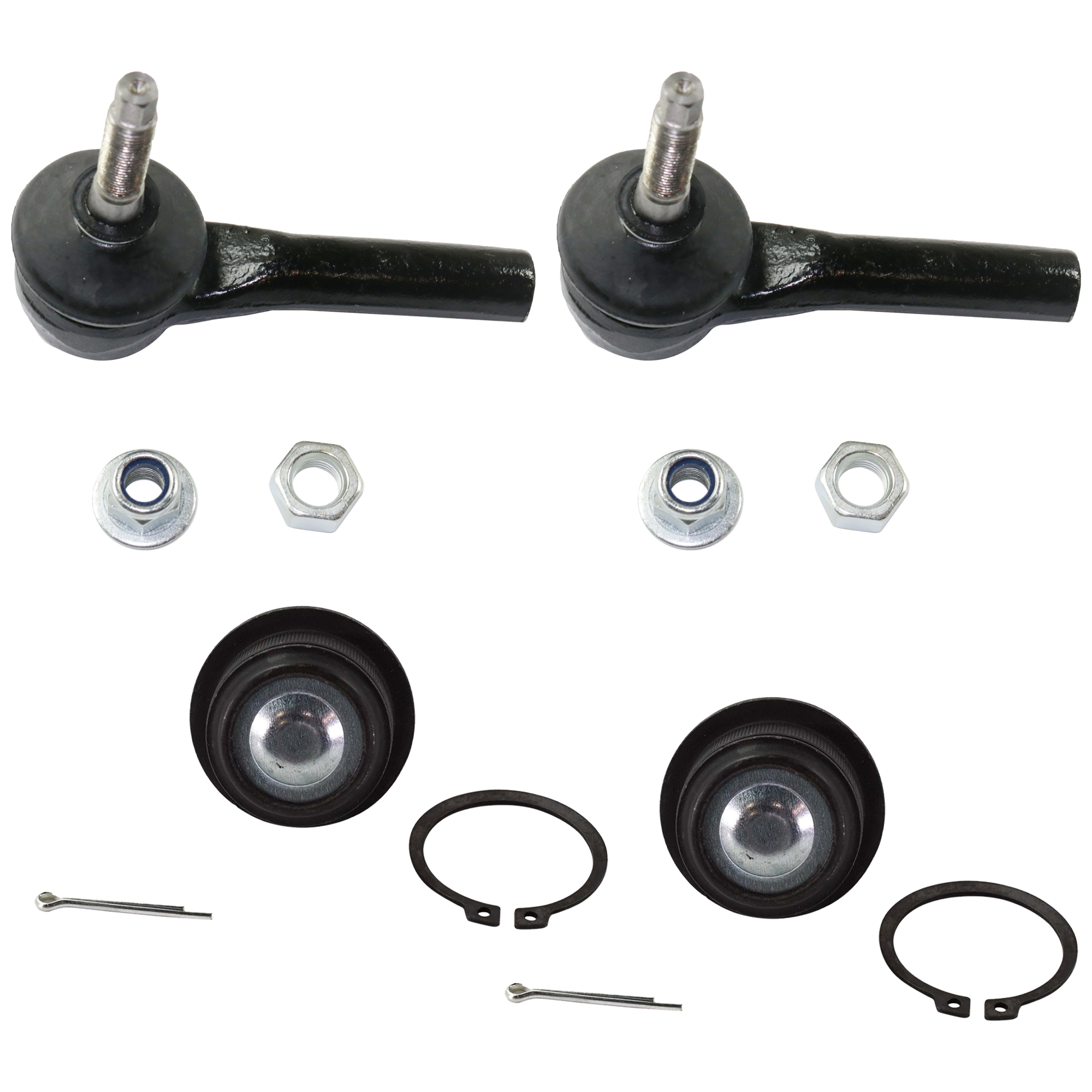 AM AVENGER 08-11 JOURNEY 09-12 FRONT TIE ROD END RH AND LH Outer 4 pc kit with Ball Joint SKU KIT 051024 C107 OEM 5183761AD BJ81225 GS25503