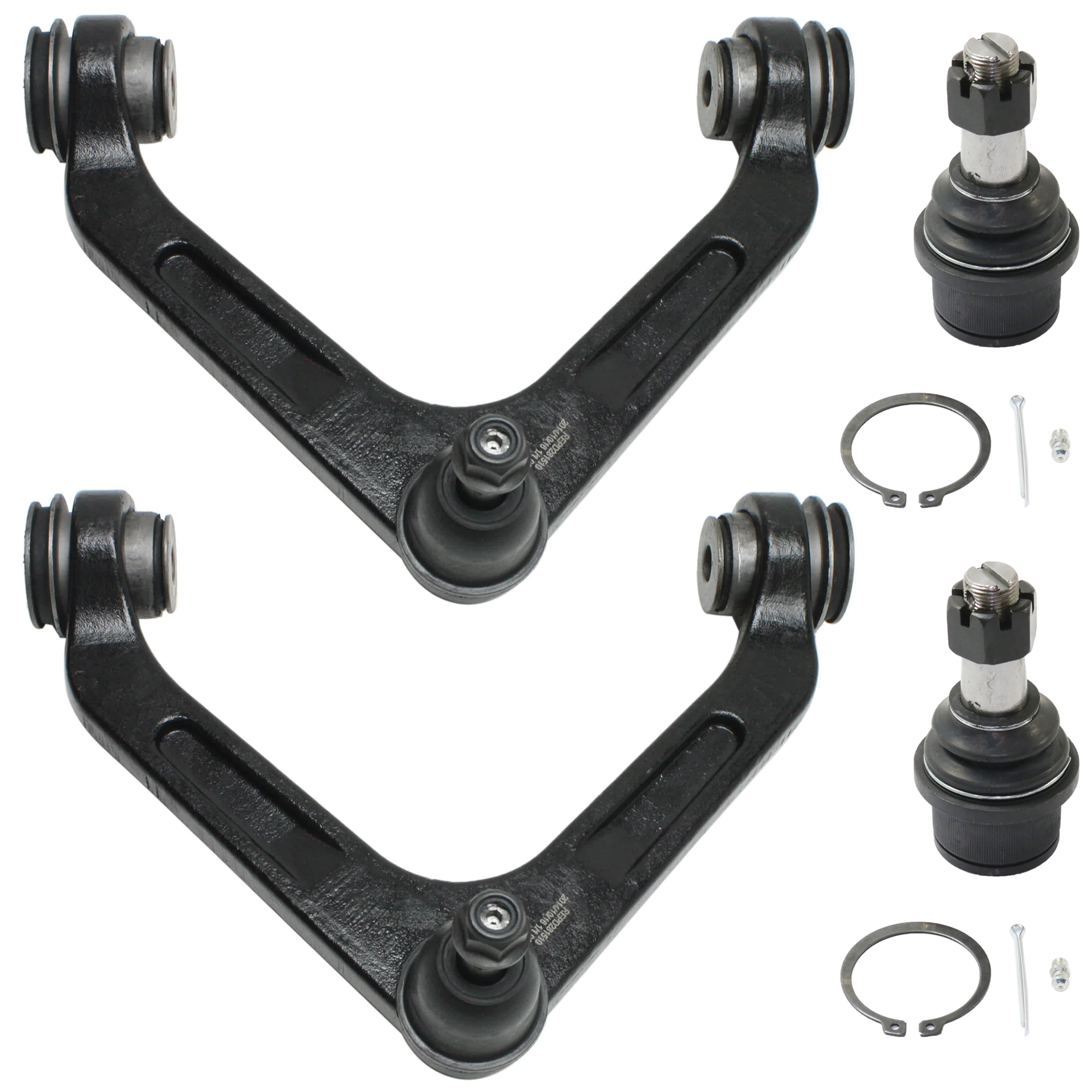AM DODGE FULL SIZE PICKUP 03-06 FRONT CONTROL ARM RH AND LH Upper 4 pc kit with Ball Joint SKU KIT 051024 C129 OEM 2605167-52106776AB 52106776ABA