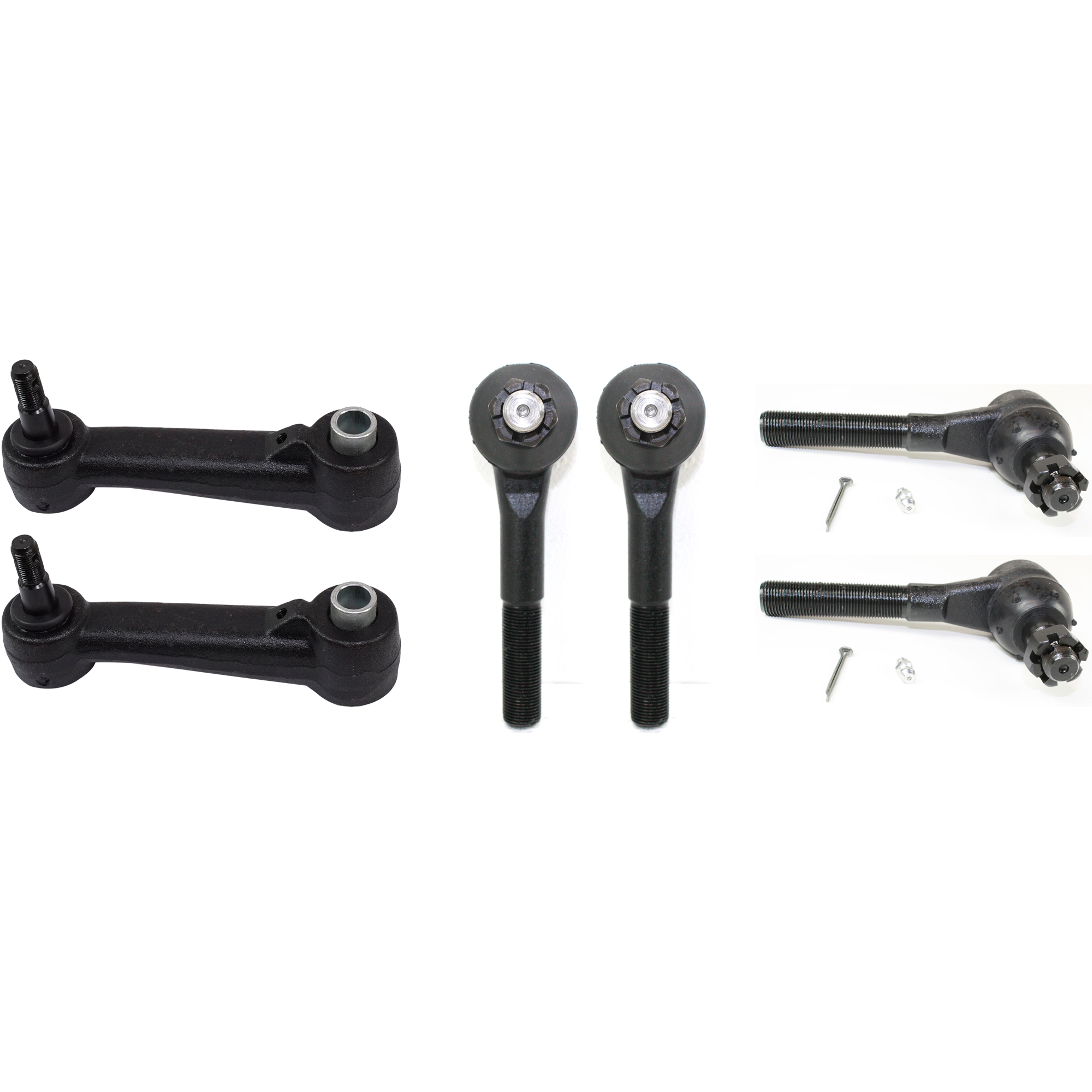 AM B150 B250-81-94 IDLER ARM 6 pc kit with Tie Rod End SKU KIT 051024 C140 OEM 18819-315121-987000-2683627