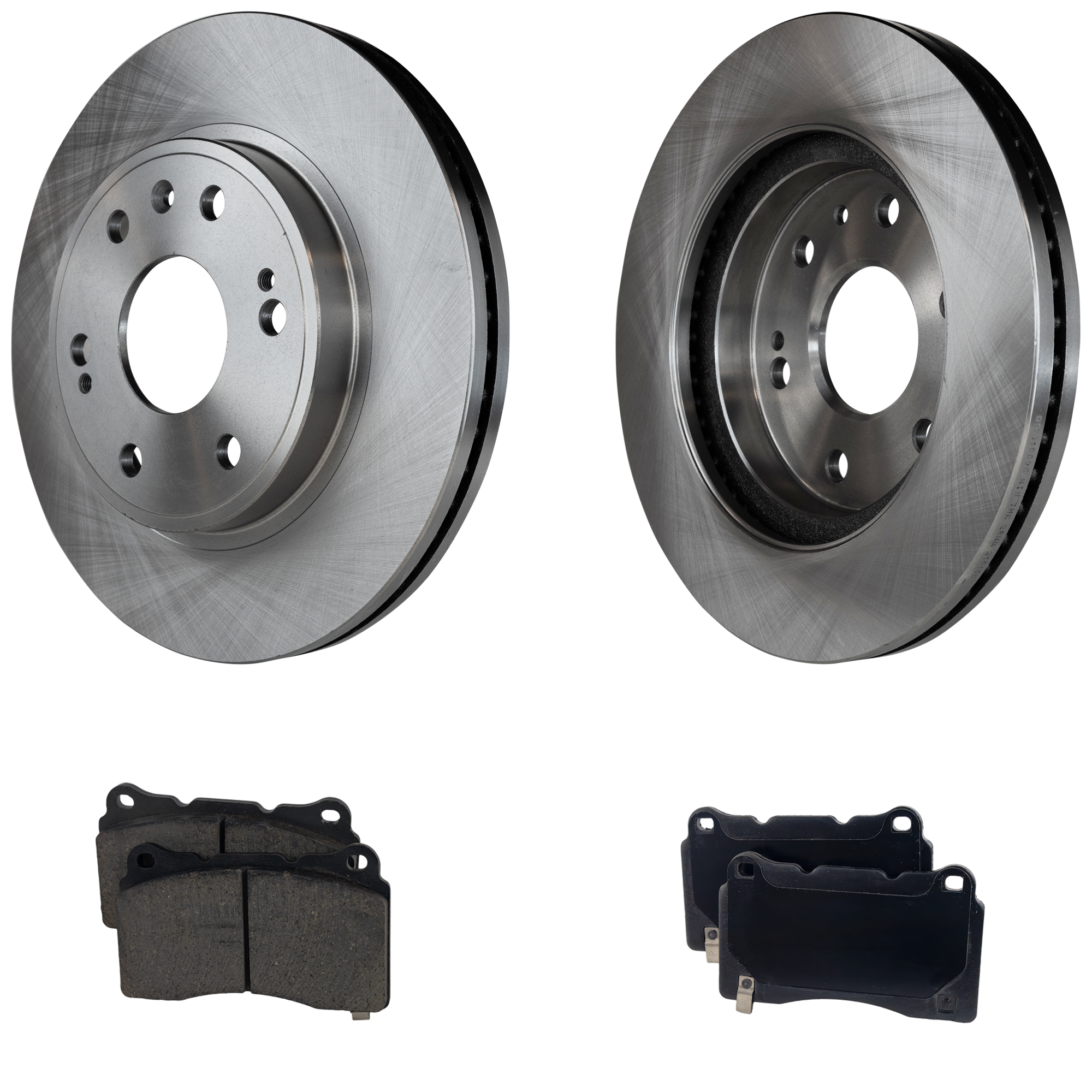 AM XTS 13-19 FRONT BRAKE DISC AND PAD KIT 2 Wheel Set SKU KIT 051223-52 OEM 88963556-23271117-84060417-842