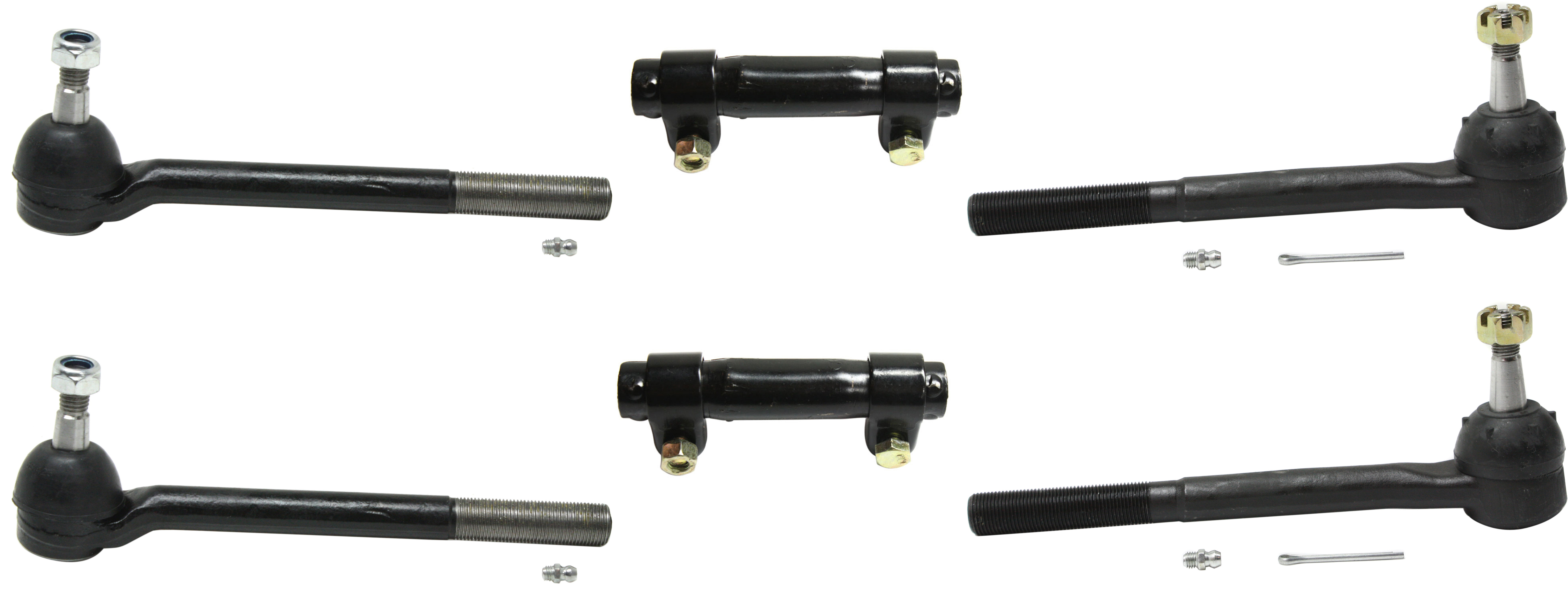 AM BLAZER 96-05 FRONT SUSPENSION KIT RH AND LH 6 pc Kit with Tie Rod Adjusting Sleeves and Tie Rod Ends SKU KIT 051414-21 OEM 64181-310252-381484-384900-064
