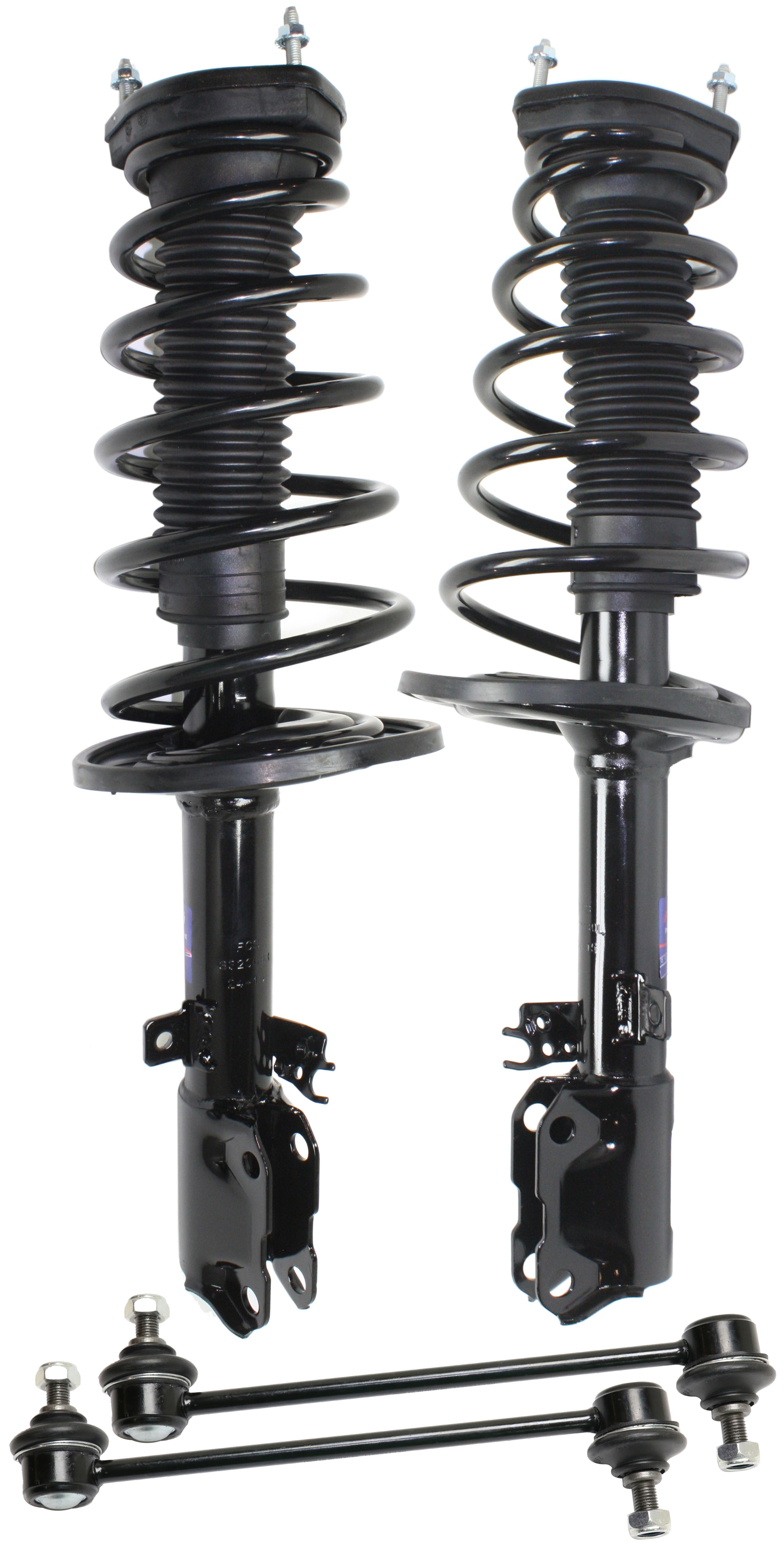 AM CAMRY 04-06 REAR SUSPENSION KIT RH AND LH 4 pc kit with Loaded Struts and Sway Bar Links SKU KIT 051618-18 OEM 4854039465-4854039615-48530801