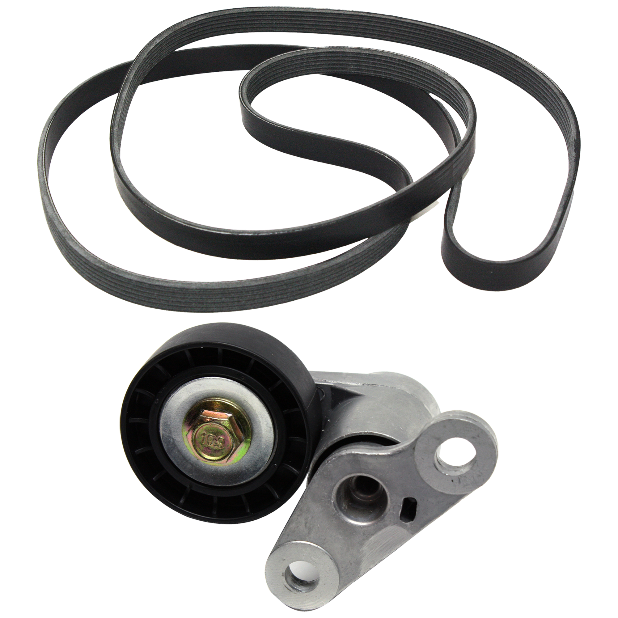 AM SILVERADO SIERRA 1500-99-07 EXPRESS VAN 03-10 ACCESSORY BELT TENSIONER KIT 2 pc kit Spring Type with Drive Belt SKU KIT 051624-01 OEM 0826888-3239590-4060922-100557