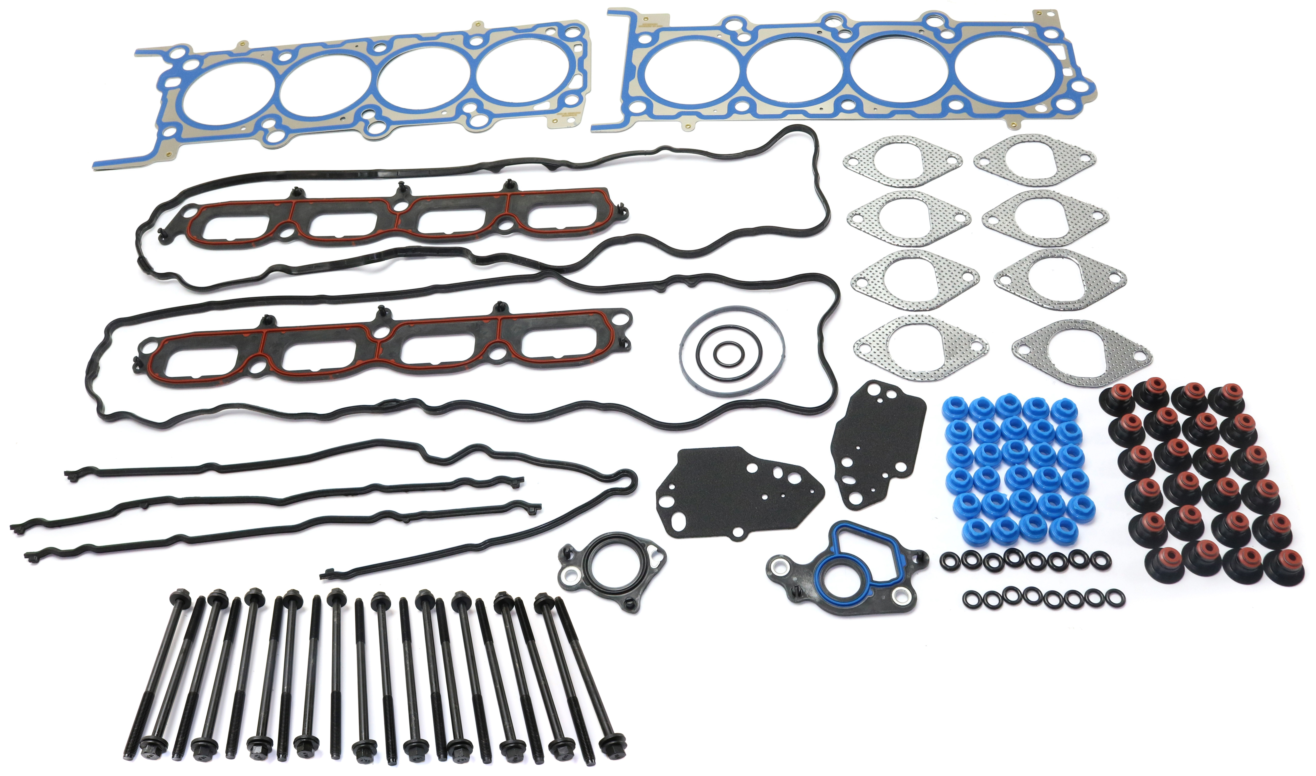 AM F 150-04-06 EXPEDITION 05-06 HEAD GASKET SET 21 pc Kit 8 Cyl 5.4L Engine w Cylinder Head Bolt Cylinder Head Gasket SKU KIT 051718-04