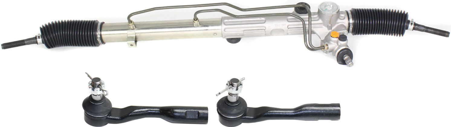 AM TUNDRA 00-02 SEQUOIA 01-02 STEERING RACK 3 pc kit w Outer Tie Rod Ends SKU KIT 051817-05 OEM 442500C010-442500C020-442500C0