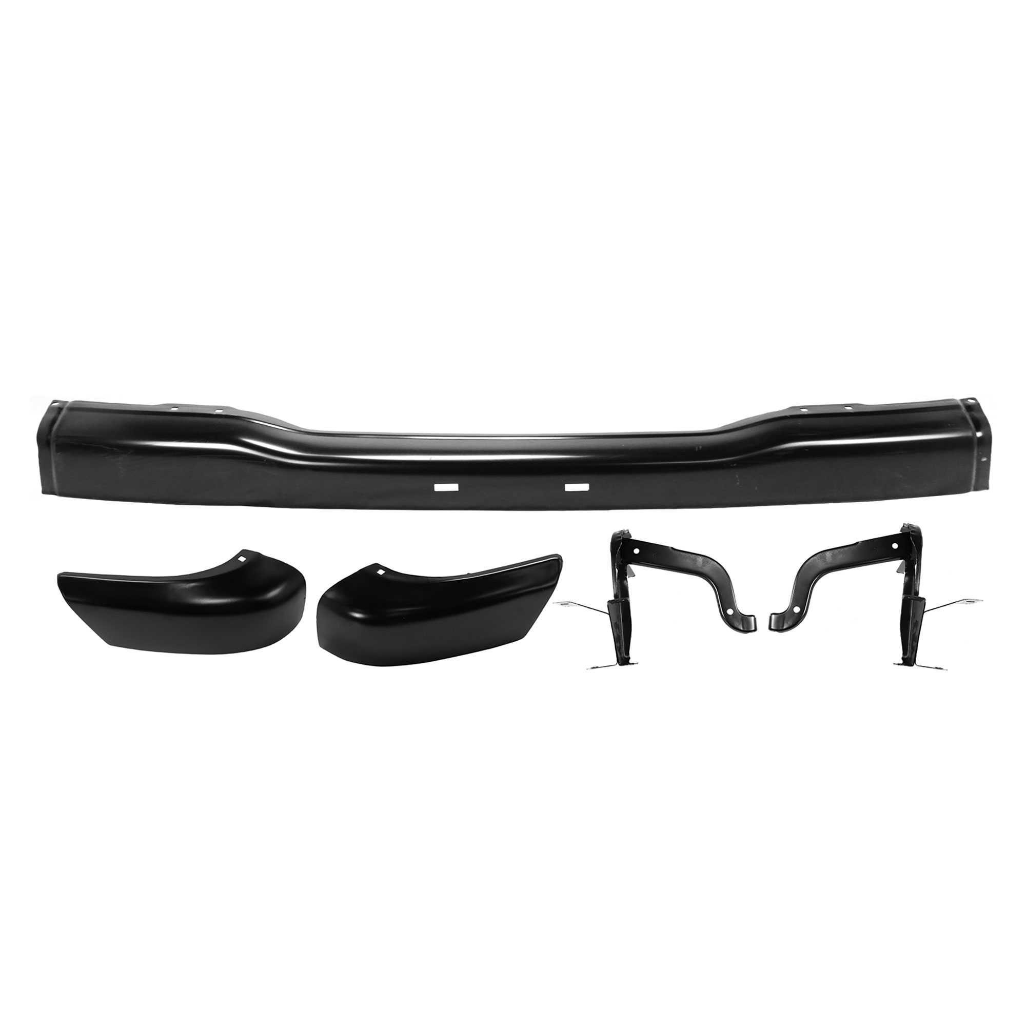 AM ISUZU PICKUP RODEO 93-94 PASSPORT 94-97 BUMPER Set of 5 with Bumper Bracket and Bumper End SKU KIT 051917-06 Partslink IZ1002116 IZ1066101 IZ1067101 IZ1004114 IZ1005112 OEM 8-971-283-670-897-080-000-000-000-000