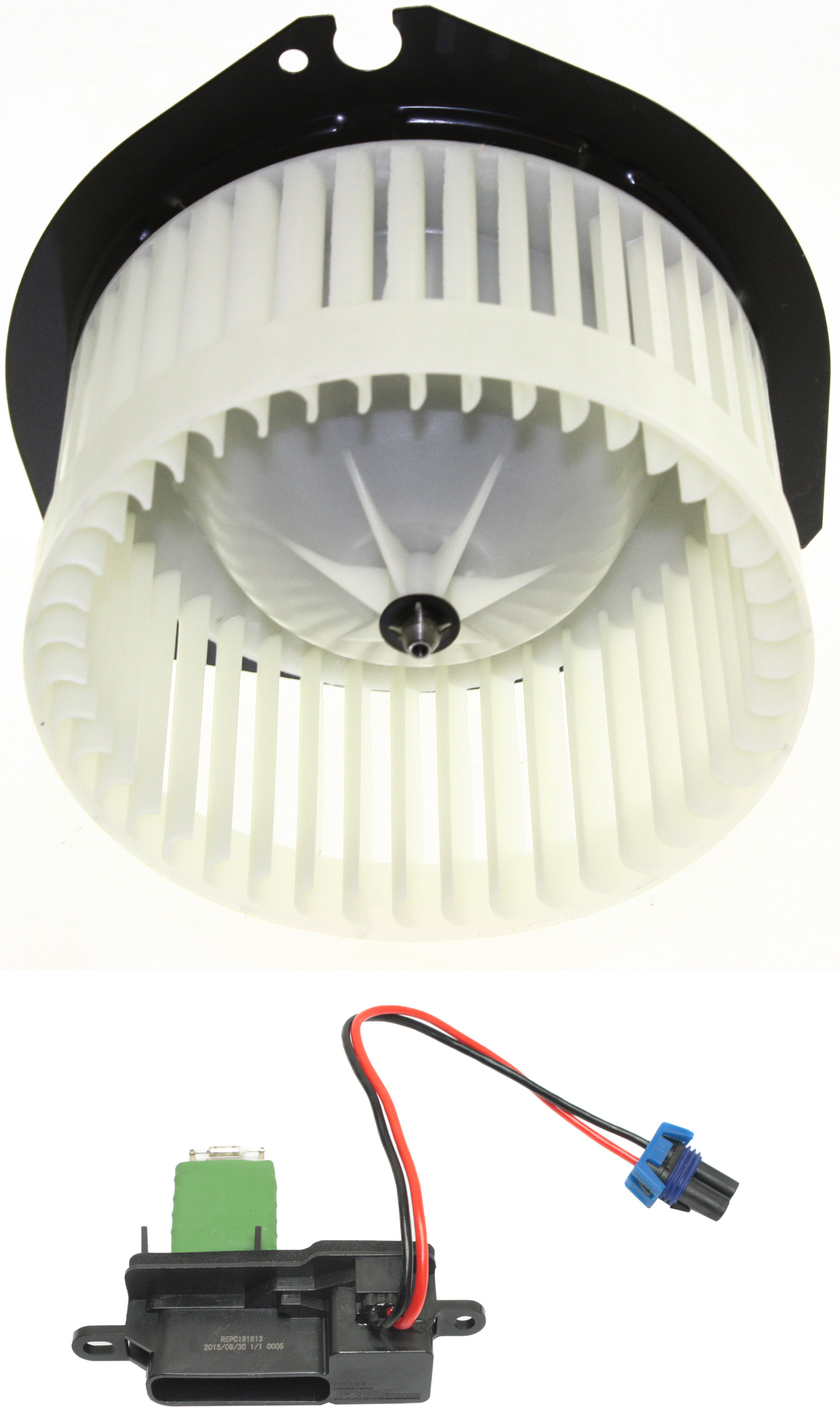 AM EXPRESS 3500-03-11 SAVANA 3500-97-11 FRONT BLOWER MOTOR 2 pc kit w Blower Motor Resistor SKU KIT 051917-15 OEM 84360848-89019318-20070-20560