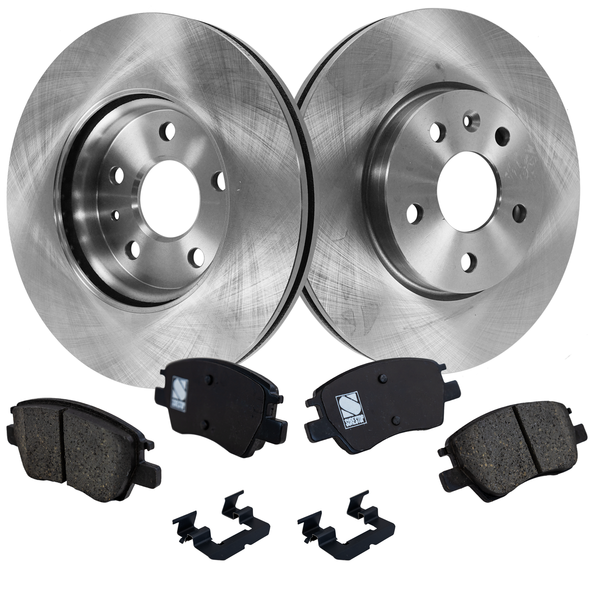 AM CRUZE VOLT 16-19 FRONT BRAKE DISC AND PAD KIT 4 pc Kit SKU KIT 051922-04 OEM 23286272-42671512-42673336-841