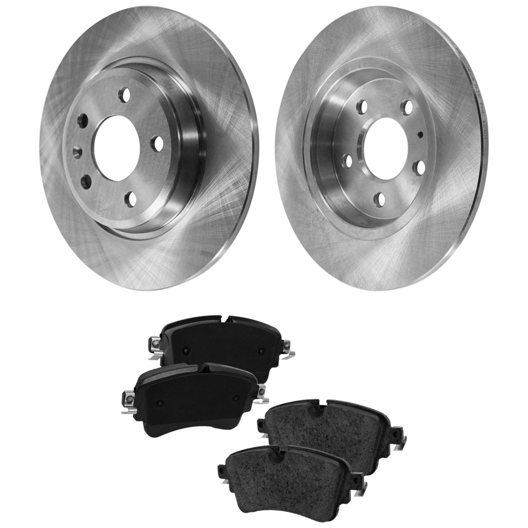 AM A4-17-20 A4 QUATTRO 17-20 A5 SPORTBACK 18-20 REAR BRAKE DISC AND PAD KIT 2 Wheel Set SKU KIT 051922-05 OEM 34-403-454-548-501-600-000-000-000