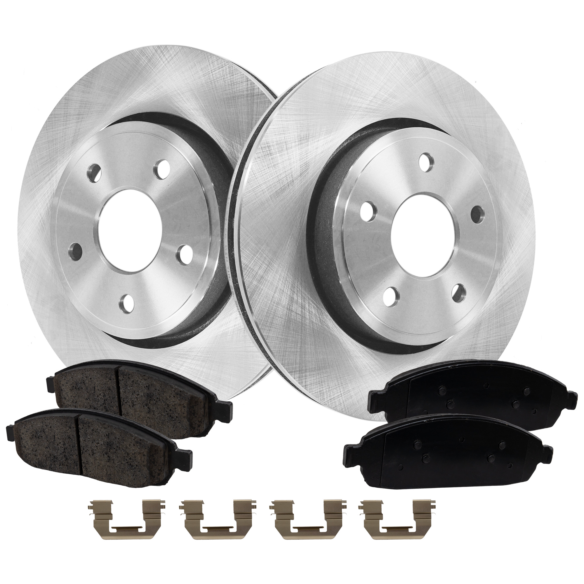 AM COMMANDER GRAND CHEROKEE 06-10 FRONT BRAKE DISC AND PAD KIT 4 pc kit SKU KIT 051922-06 OEM 52089269AB 5080868AC