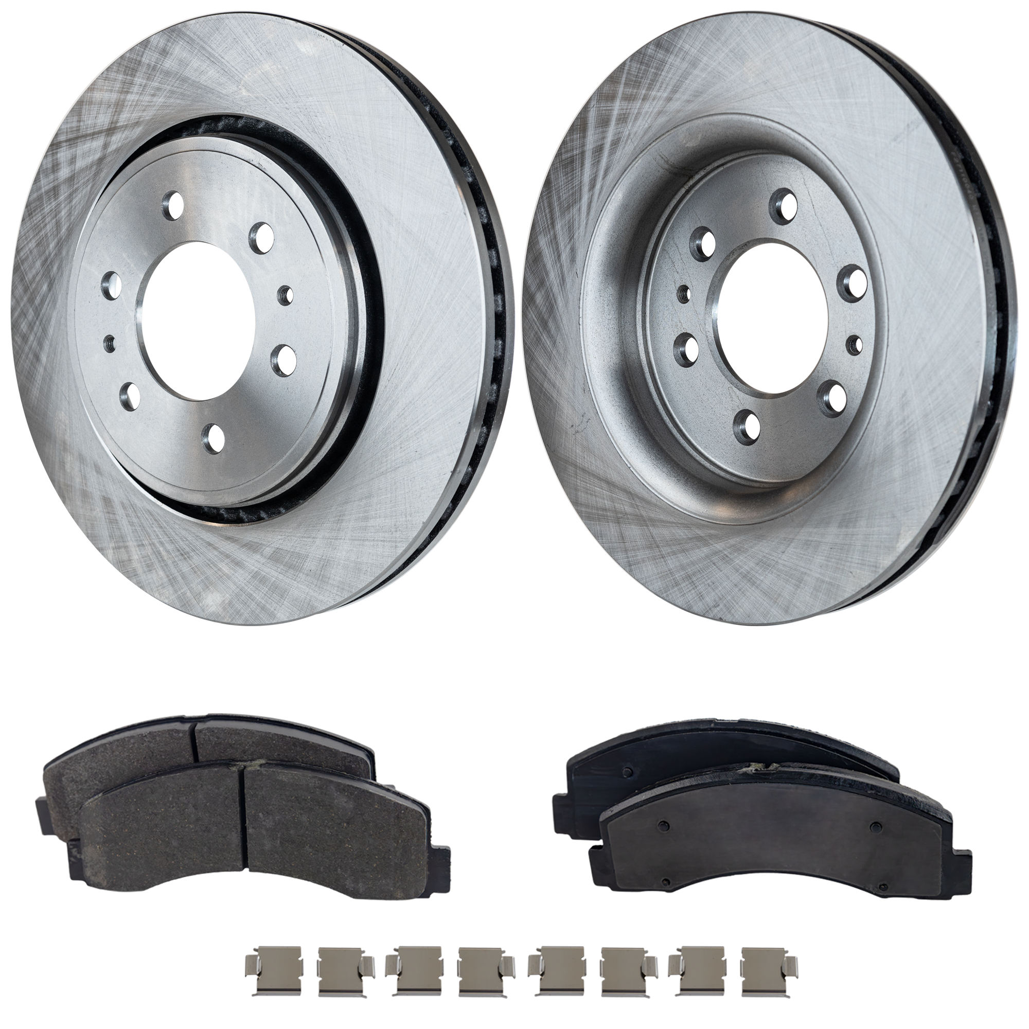 AM F 150-18-20 NAVIGATOR 18-21 FRONT BRAKE DISC AND PAD KIT 4 pc kit SKU KIT 051922-10 OEM 7L1Z1125A 9L1Z1125A 8L1Z1125A