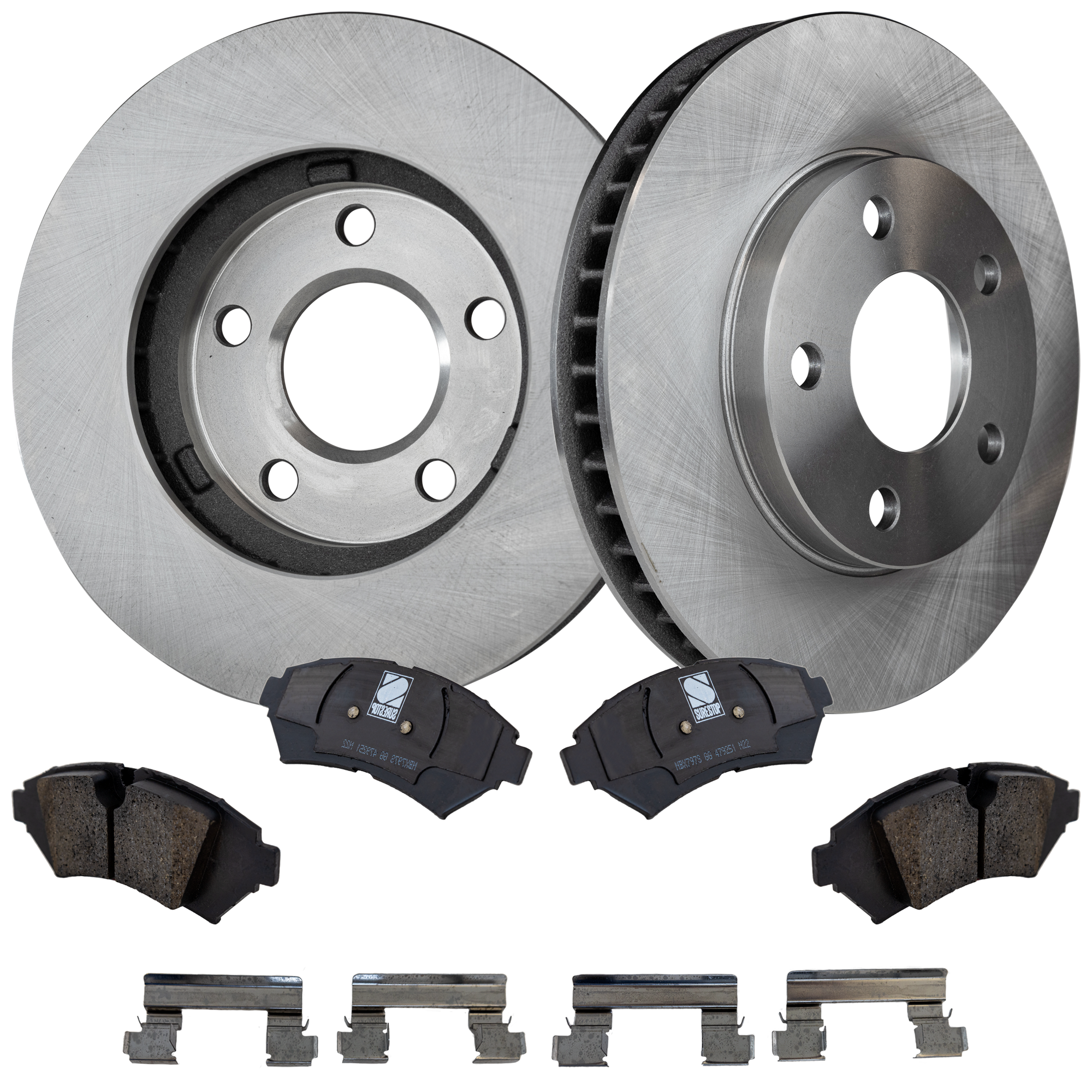 AM CENTURY 97-05 REGAL SILHOUETTE 97-04 FRONT BRAKE DISC AND PAD KIT 4 pc Kit SKU KIT 051922-11 OEM 569019-18026292-18042214-18042