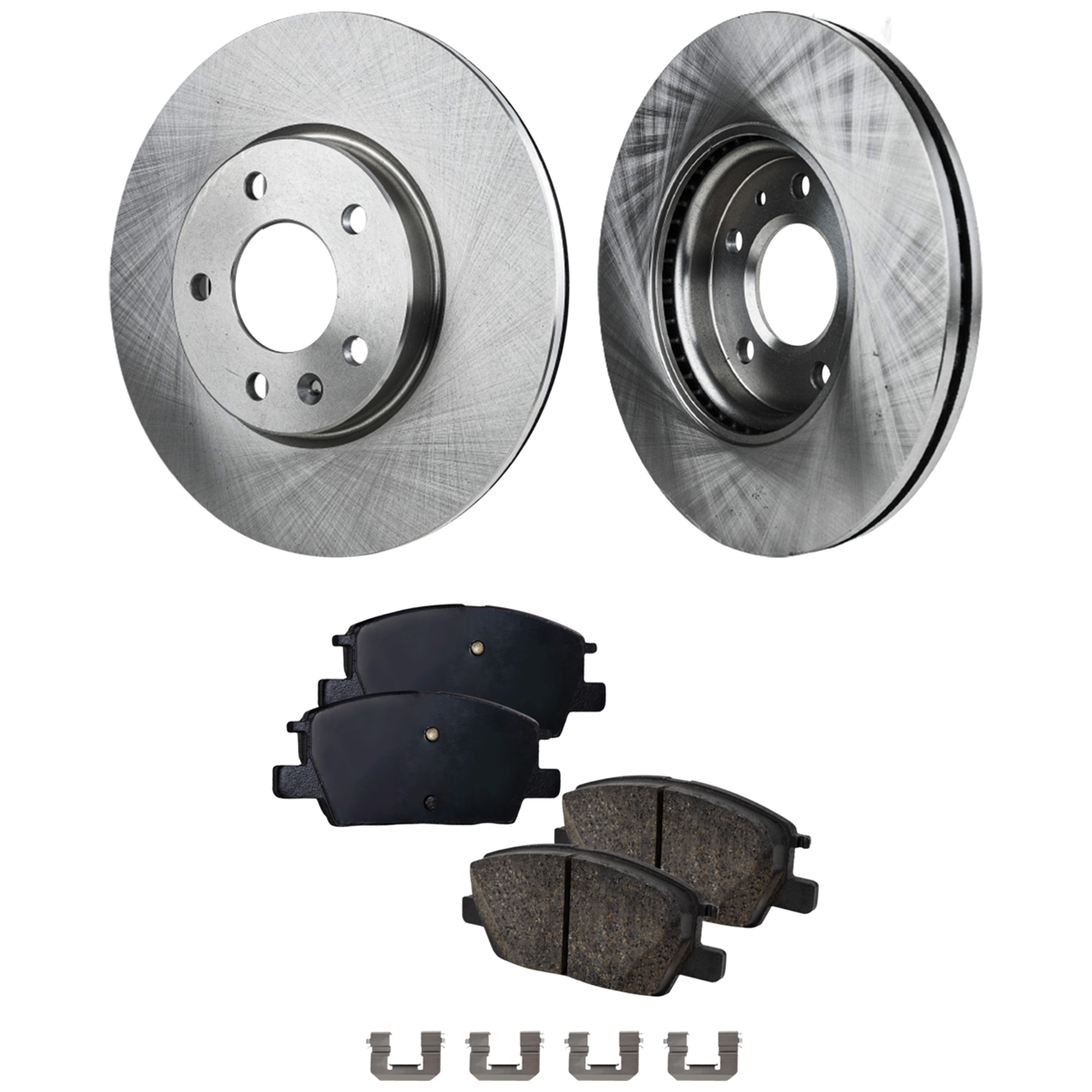 AM MALIBU 16-19 REGAL SPORTBACK 18-20 FRONT BRAKE DISC AND PAD KIT 4 pc Kit SKU KIT 051922-12 OEM 41274-55195-580899-850243-6004