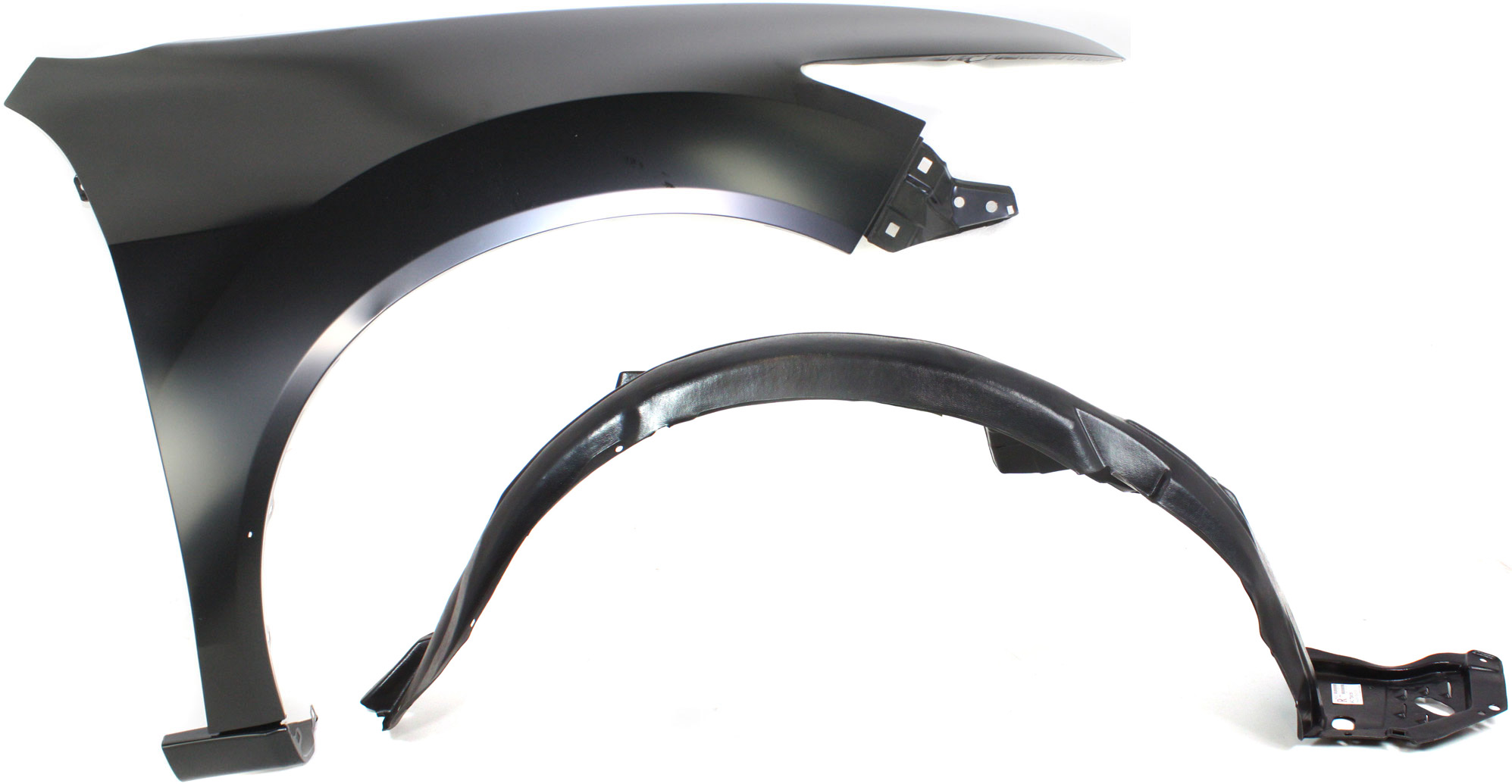 AM TSX 09-14 FENDER RH 2 pc Kit Primed with Fender Liner Sedan SKU KIT 052017-06 Partslink AC1241120 AC1249124 OEM 60210TL0A91ZZ 74100TL2A10