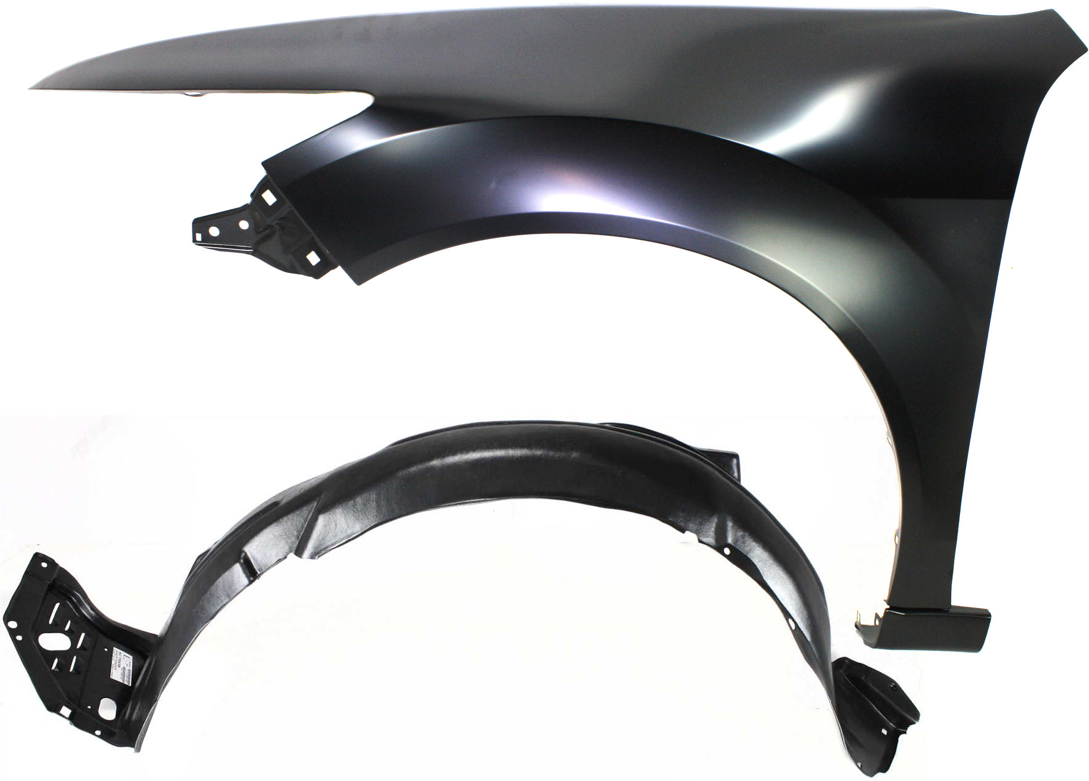 AM TSX 09-14 FENDER LH 2 pc Kit Primed with Fender Liner Sedan SKU KIT 052017-07 Partslink AC1240120 AC1248124 OEM 60260TL0A91ZZ 74150TL2A10