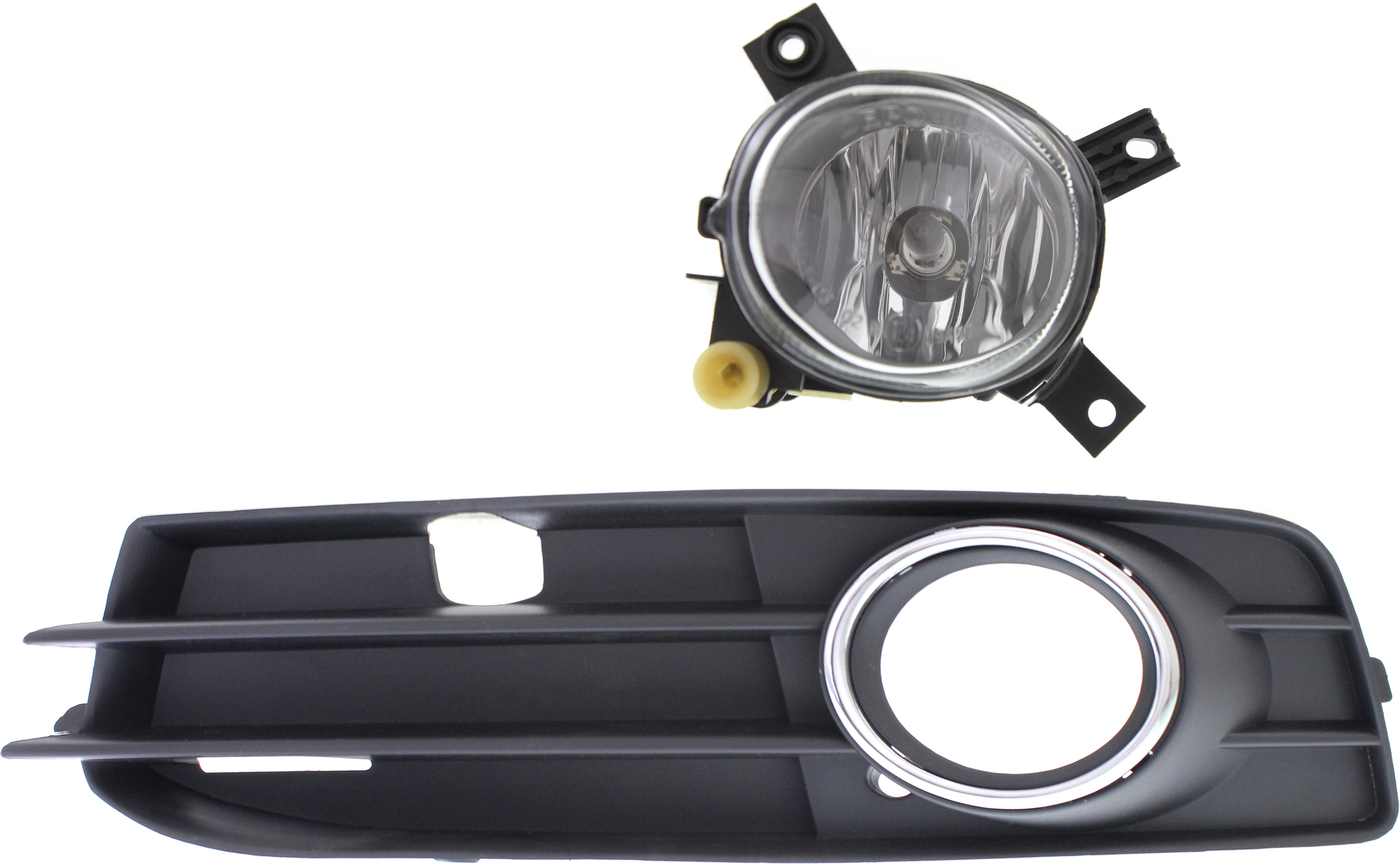 AM A3 A3 QUATTRO 09-13 FOG LAMP LH 2 pc kit Assembly Halogen includes Fog Light Trim SKU KIT 052017-22 Partslink AU2592112 AU1038114 OEM 8E0941699E 8P0807681N9B9