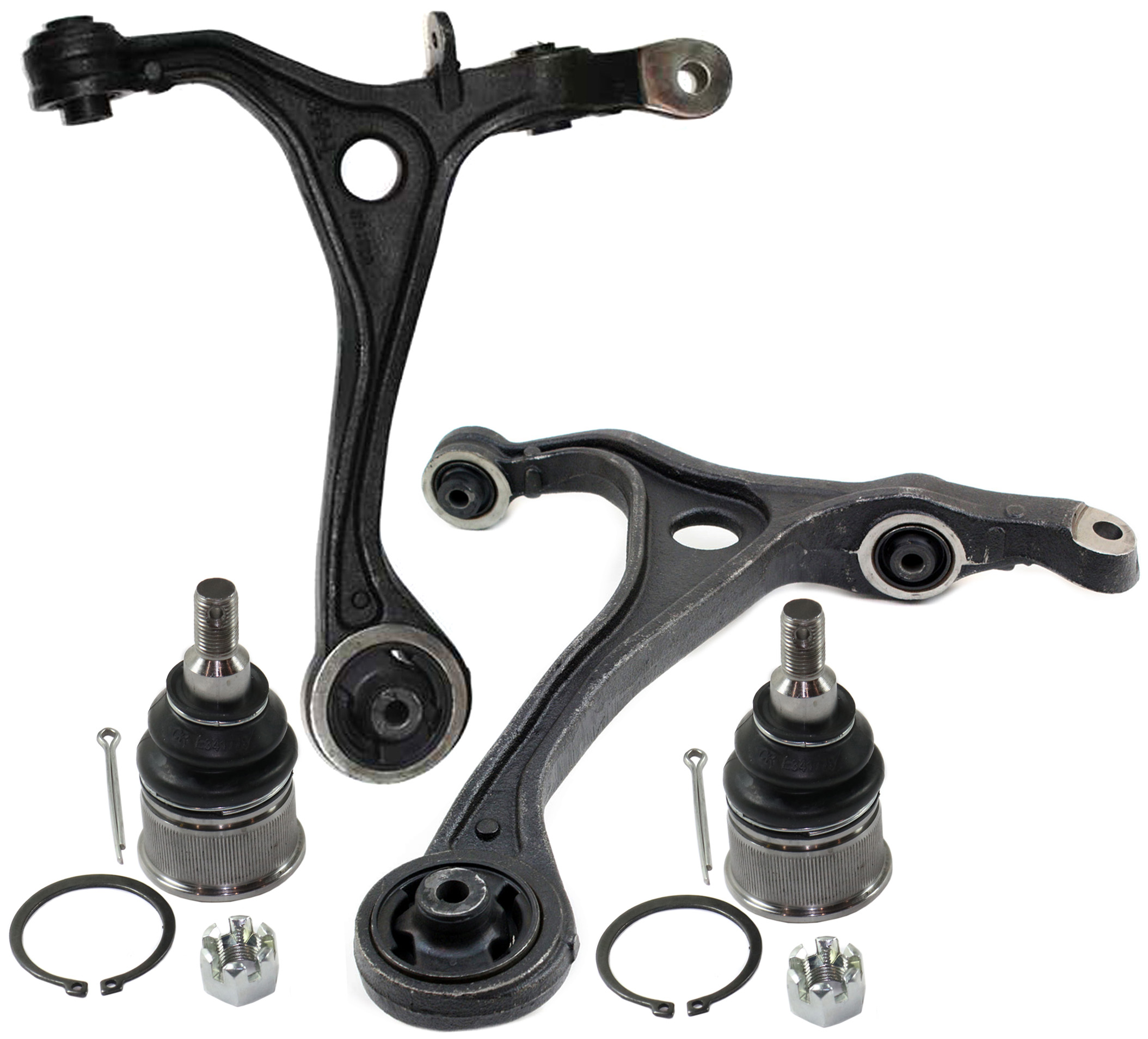 AM ACCORD 07-07 FRONT CONTROL ARM KIT RH AND LH Lower w o ball joint s 4 pc Kit with Ball Joint SKU KIT 052114-04 OEM 1016526-2601662-2601797-505137