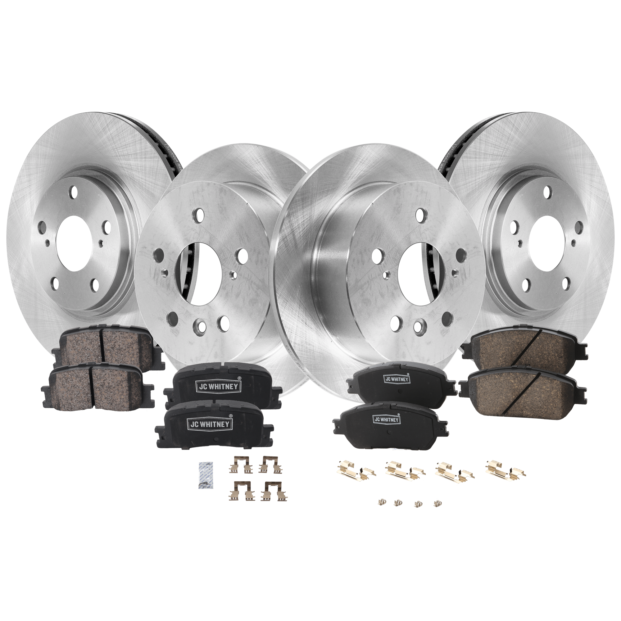 AM ALERO 99-99 ELEMENT 11-11 FRONT AND REAR BRAKE DISC AND PAD KIT 4 Wheel Set SKU KIT 052226-343 OEM 4243133100-4243106050-42431060
