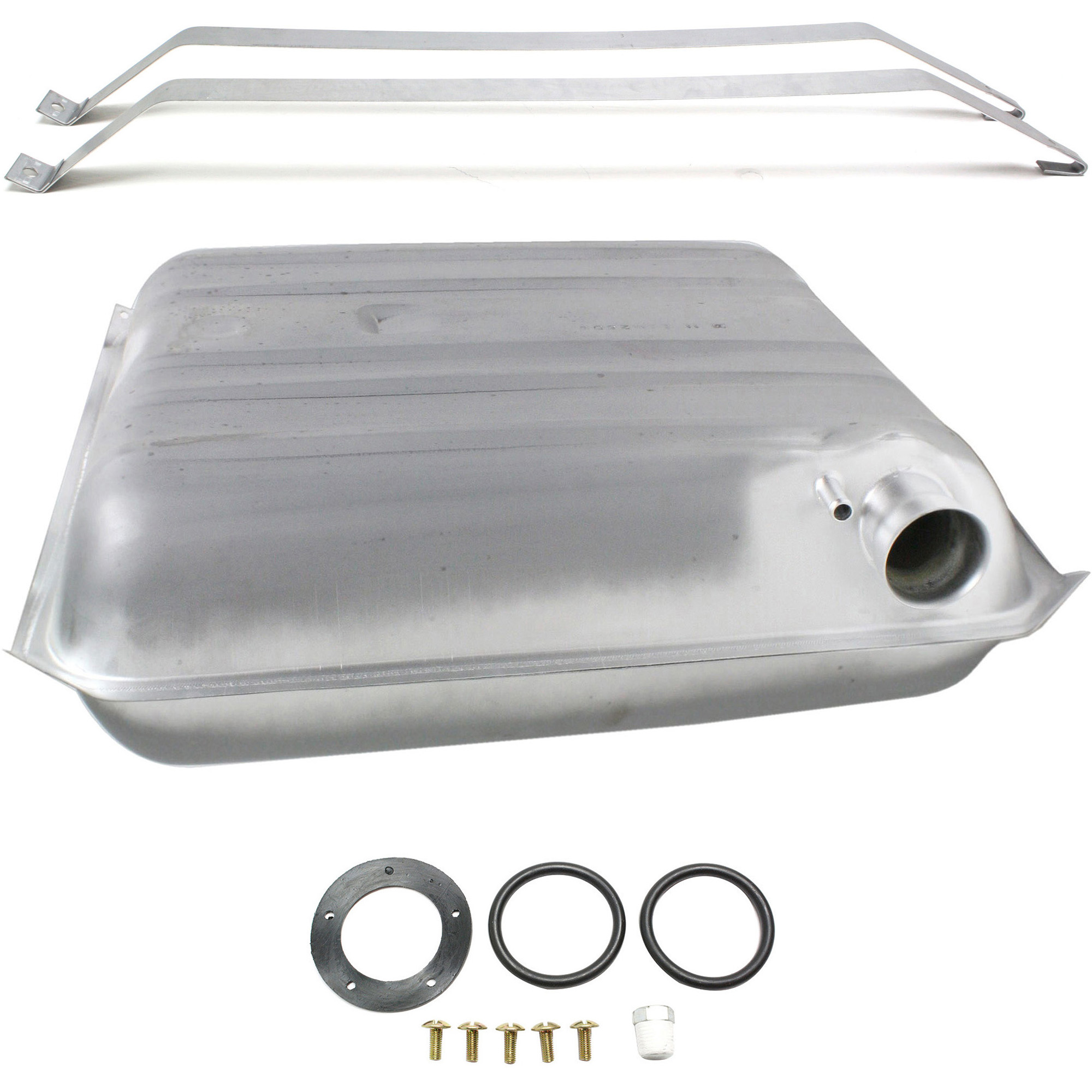 AM BEL AIR ONE FIFTY SERIES 57-57 FUEL TANK 3 pc kit with Fuel Tank Strap SKU KIT 052317-06