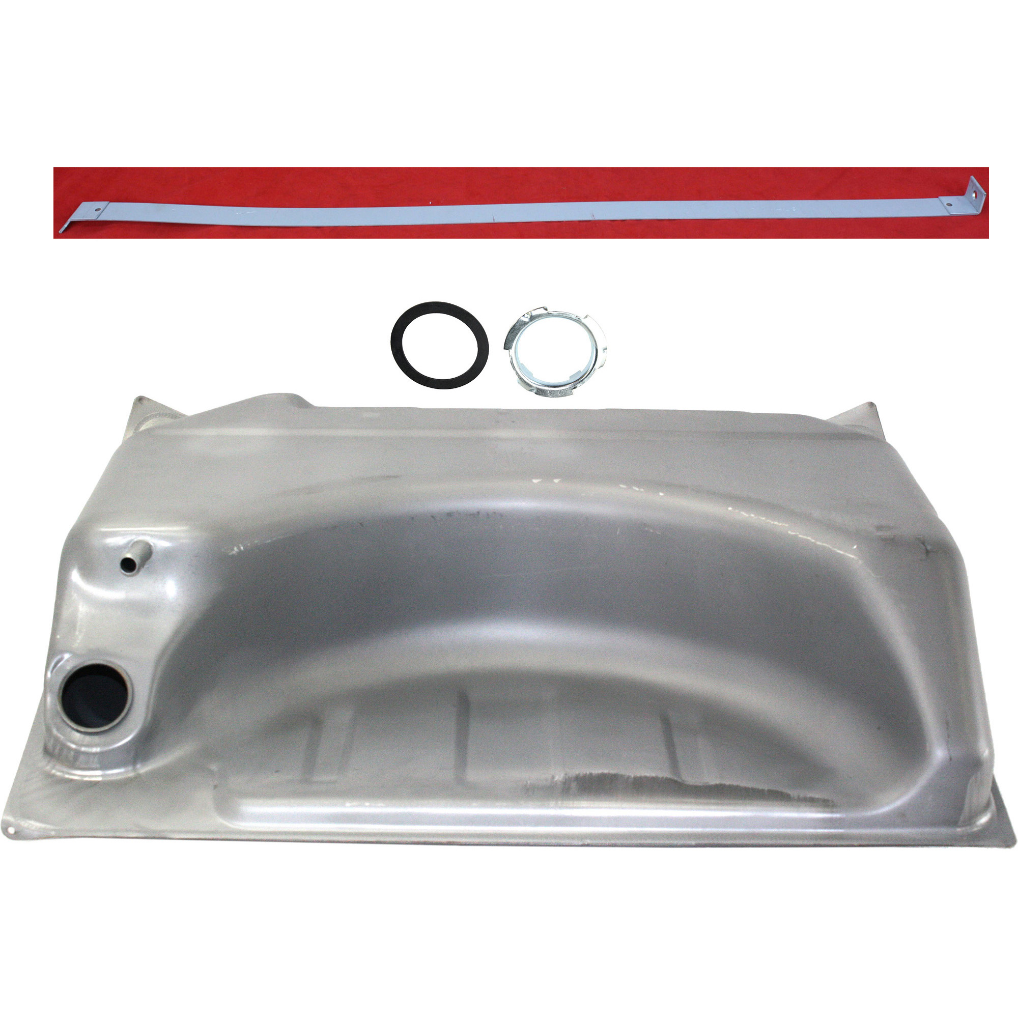 AM CHARGER CORONET 66-67 FUEL TANK 2 pc kit with Fuel Tank Strap SKU KIT 052317-17 OEM 2852028