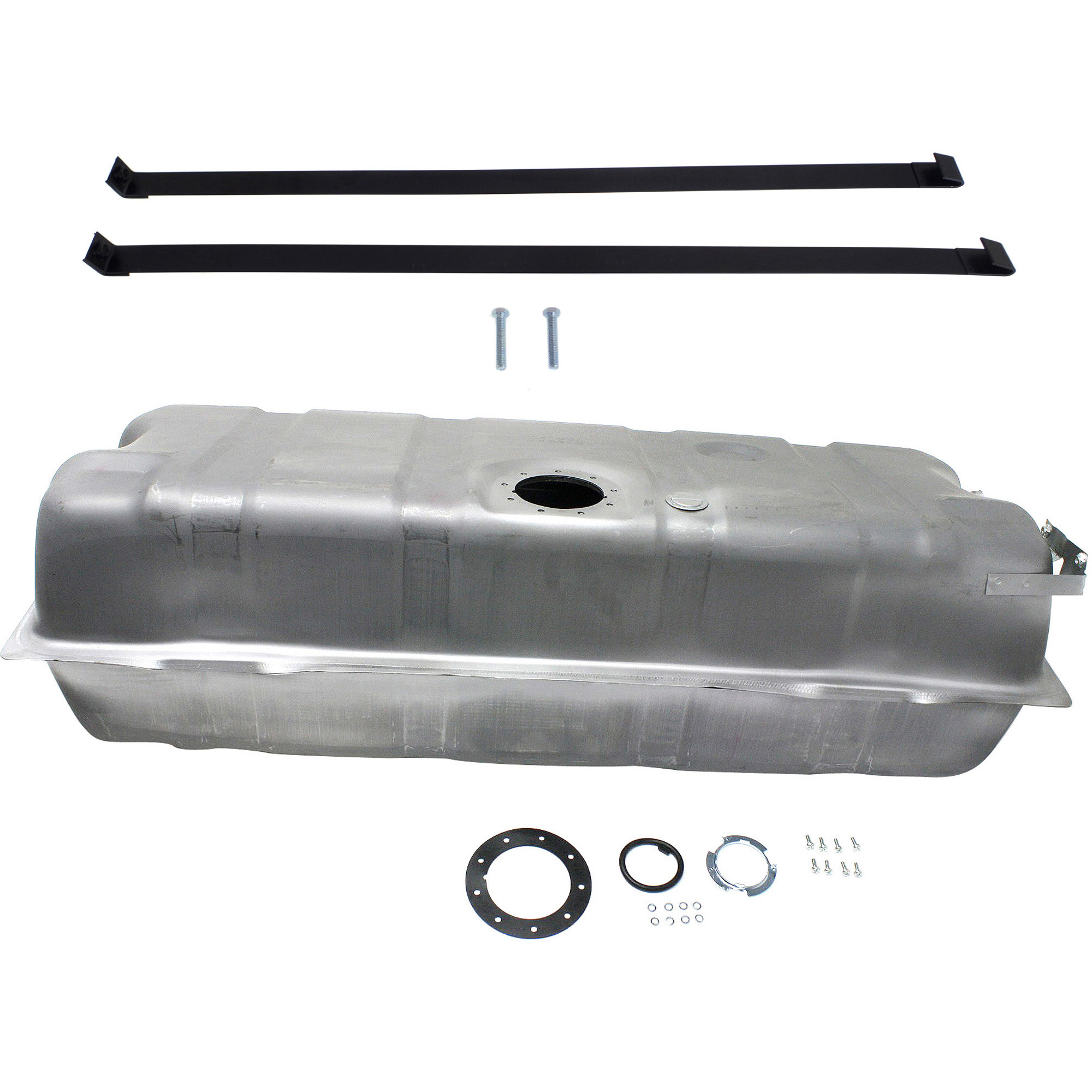 AM CORVETTE 70-74 FUEL TANK 20 gallons 3 pc kit w Fuel Tank Straps SKU KIT 052317-22