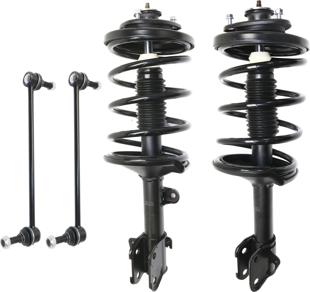 AM ODYSSEY 99-04 FRONT SUSPENSION KIT RH AND LH 4 pc Kit with Loaded Struts and Sway Bar Links SKU KIT 052317-41 OEM 51606S0XA05-51605S0XA05-18315