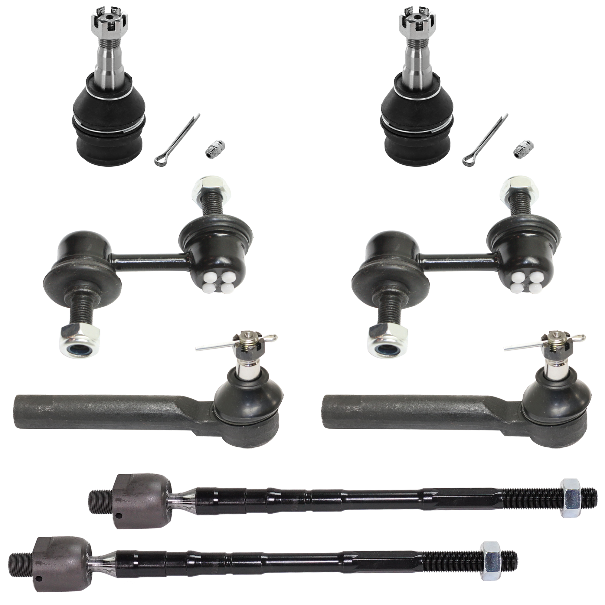 AM IMPREZA 12-15 FRONT SWAY BAR LINK 8 pc Kit with Tie Rod End and Ball Joint SKU KIT 052324 C100 OEM 18376-1015179-5451580-18750