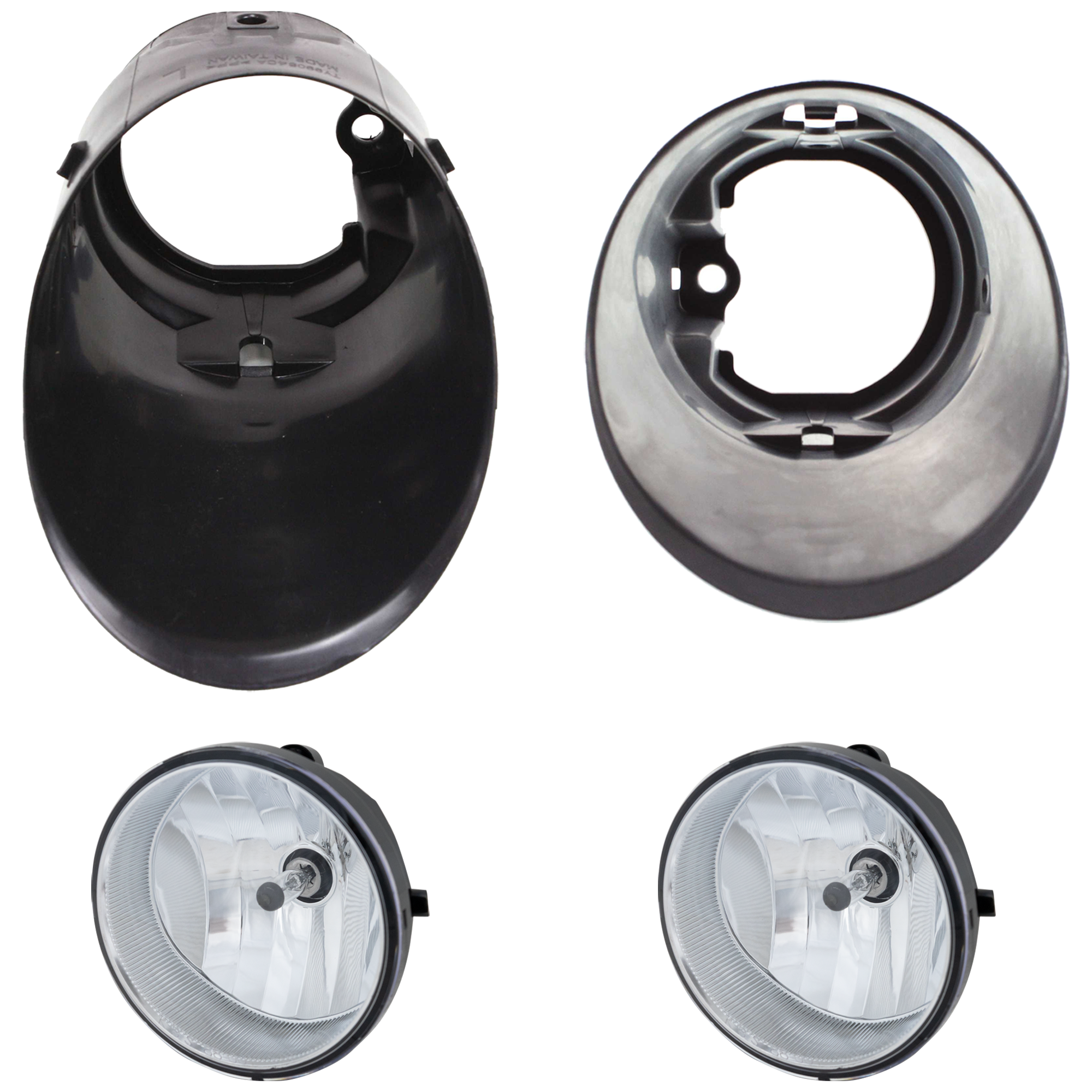 AM TUNDRA 07-13 FRONT FOG LIGHT RH AND LH 4 pc kit Assembly Halogen w Breather Valve with Fog Light Bracket SKU KIT 052324 C24 Partslink TO2592117 TO2601101 TO2600101 OEM 81210AA030-521250C030-521260C0