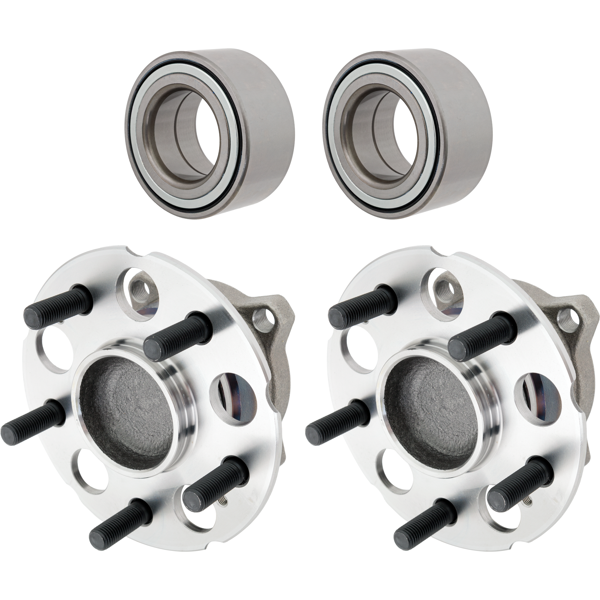AM MAGENTIS 02-06 SONATA 02-05 REAR WHEEL HUB RH AND LH 4 pc kit 4 Studs 4 x 3.94 in. Bolt Pattern 4 Wheel ABS with Wheel Bearing SKU KIT 052324 C45