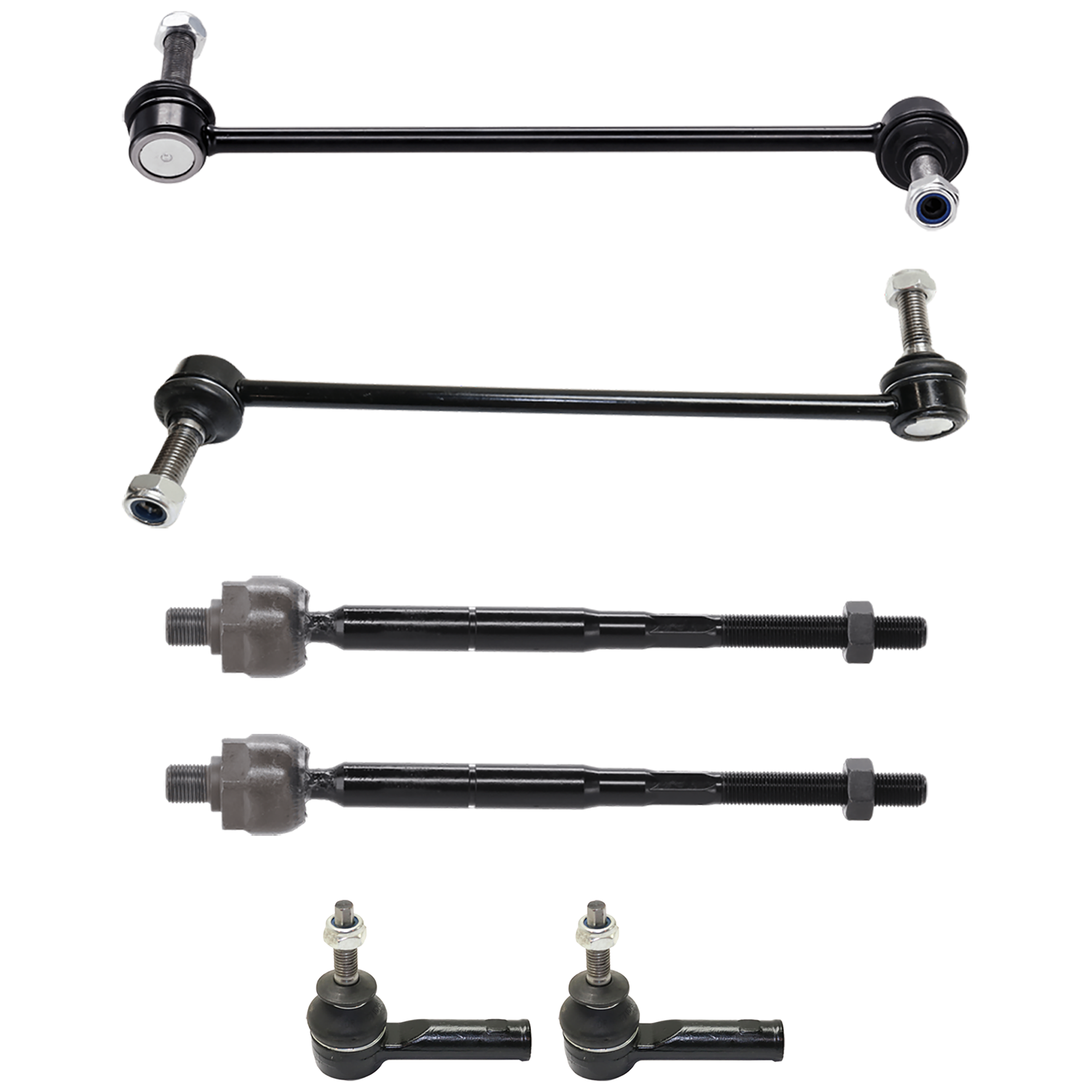 AM EXPLORER 11-17 POLICE INTERCEPTOR UTILITY 13-16 FRONT SWAY BAR LINK RH AND LH 6 pc Kit with Tie Rod End SKU KIT 052324 C70 OEM GS40861 SL85231 GS40862 SL8523