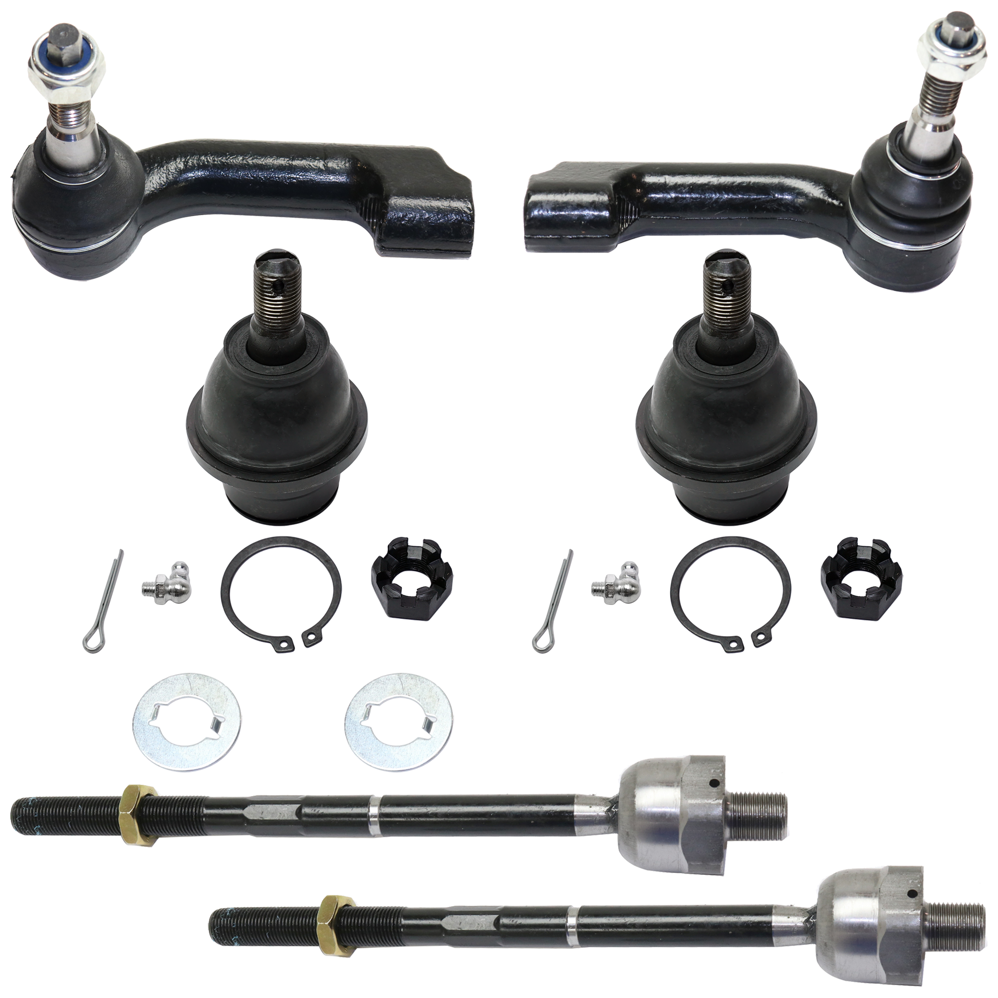 AM EXPEDITION NAVIGATOR 07-14 FRONT TIE ROD END RH AND LH Inner and Outer 6 pc kit with Ball Joint SKU KIT 052324 C71 OEM 7L1Z3A130L 7L1Z3A130R 9L3Z3280