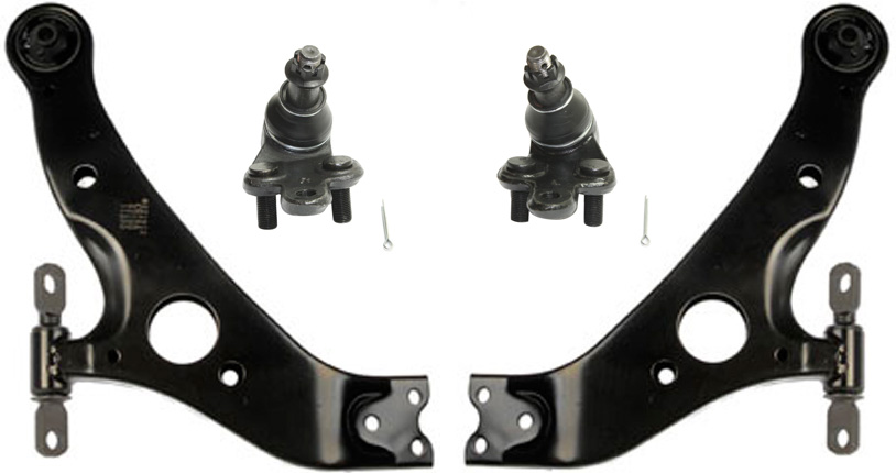 AM SIENNA 04-10 FRONT CONTROL ARM KIT RH AND LH Lower 4 pc Kit with Ball Joint SKU KIT 052415-06 OEM 104307-1014883-2601570-5051302