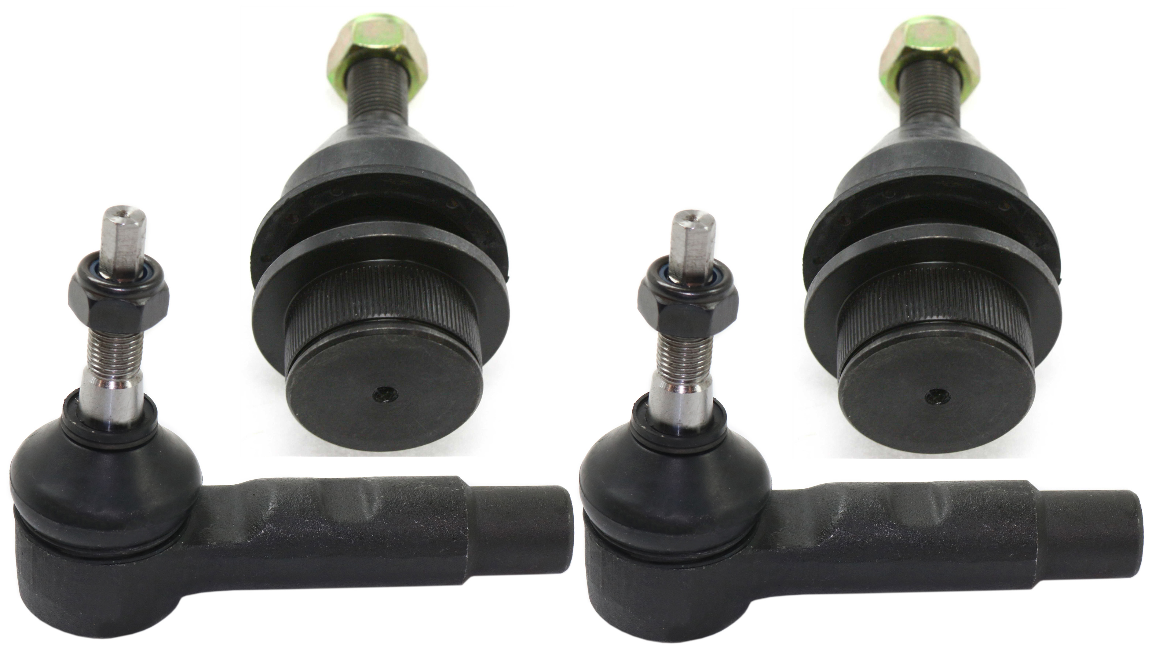 AM RAM 1500-02-08 FRONT SUSPENSION KIT RH AND LH 4 pc kit with Ball Joints and Tie Rod Ends SKU KIT 052417-01 OEM 104333-2601556-5051294-45D2294