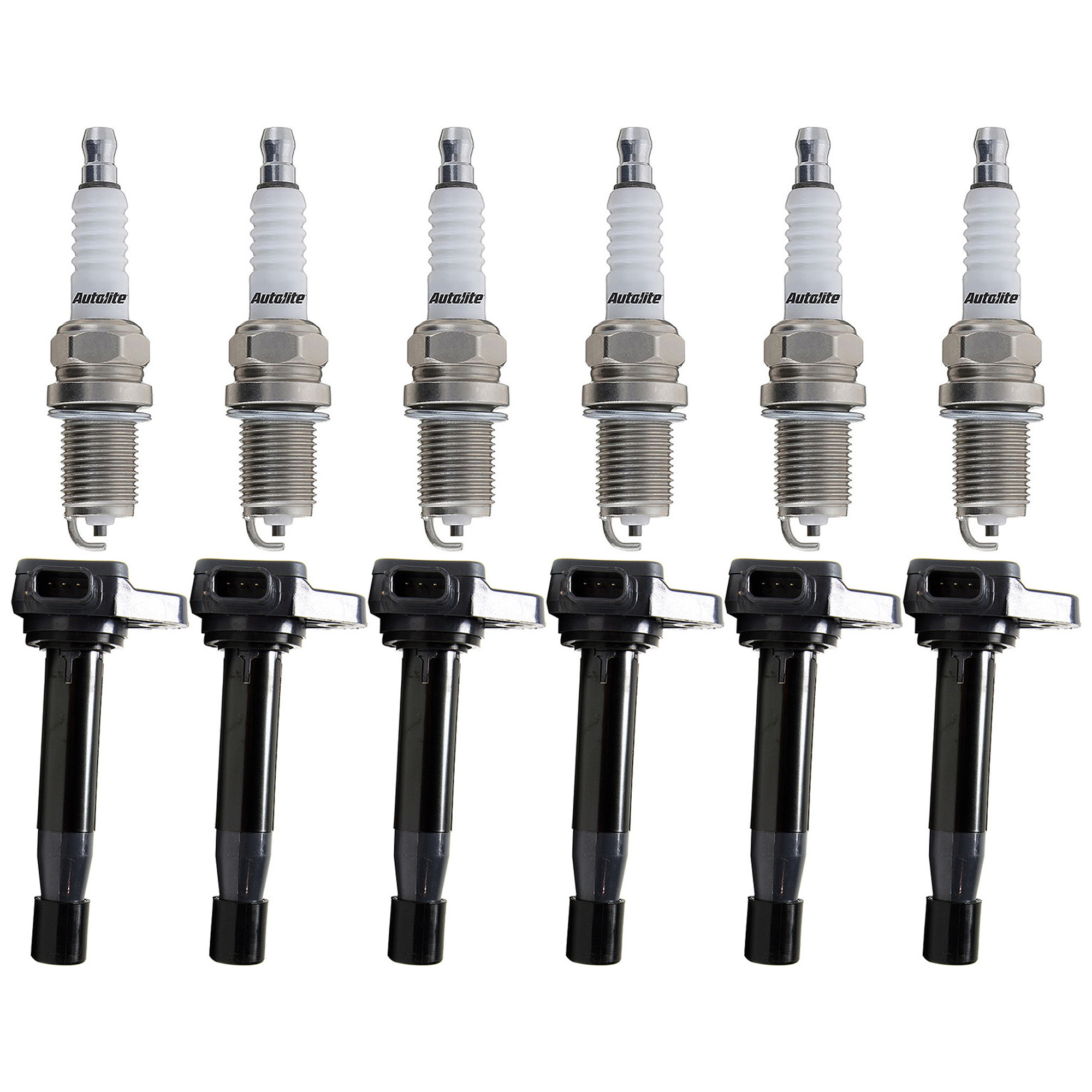 AM ODYSSEY 99-10 IGNITION COIL AND SPARK PLUG KIT 12 pc Kit 12 V Pin Plug Type Direct Ignition Mounting Location 6 Cyl SKU KIT 052523-30