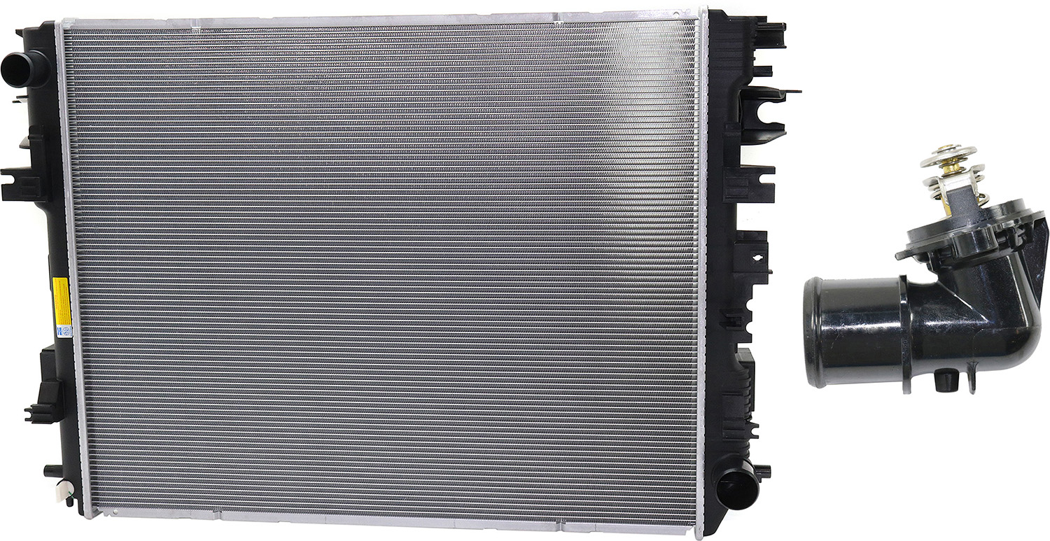 AM RAM 1500 P U 14-19 RADIATOR KIT 3.0L Diesel w Thermostat SKU KIT 052623-135 OEM 68232742AB 68253514AA