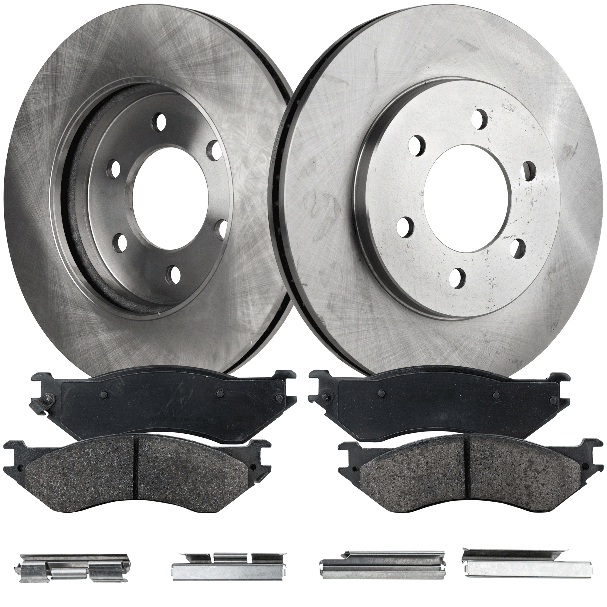 AM NAVIGATOR EXPEDITION 02-02 FRONT BRAKE DISC AND PAD KIT 4 pc kit SKU KIT 052721-131 OEM 2L1Z1125AA 6L1Z1125A F75Z2001A